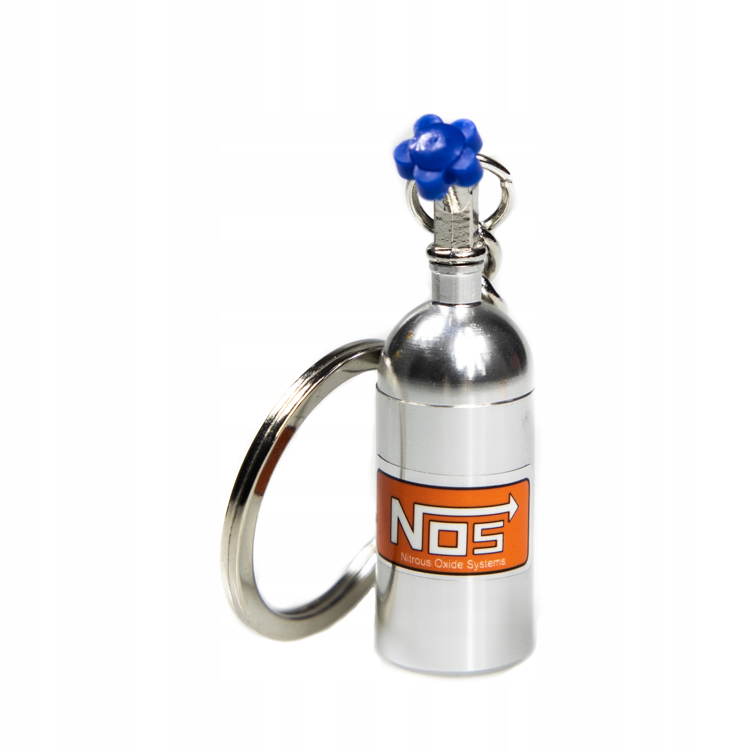 BRELOK BRELOCZEK ZAWIESZKA DO KLUCZY BUTELKA NITRO NOS JDM SREBRNY