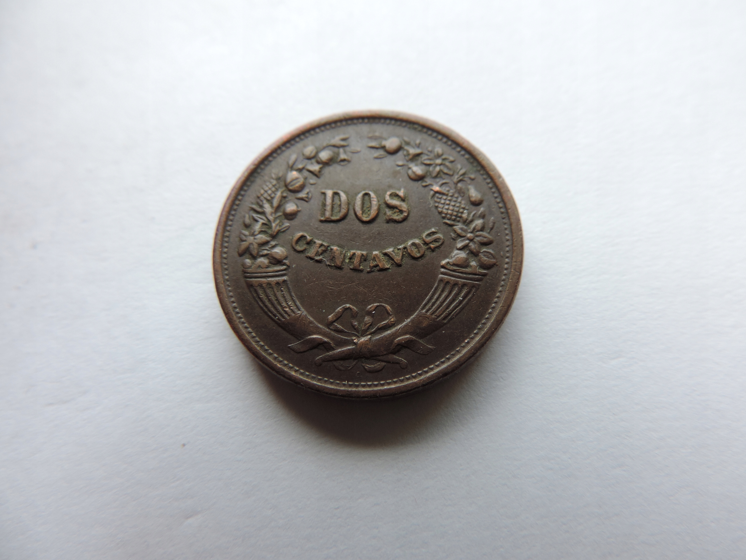 ペルー 2CENTAVOS 2センタボ 2ケンタボ 1937年 ペルー 2CENTAVOS