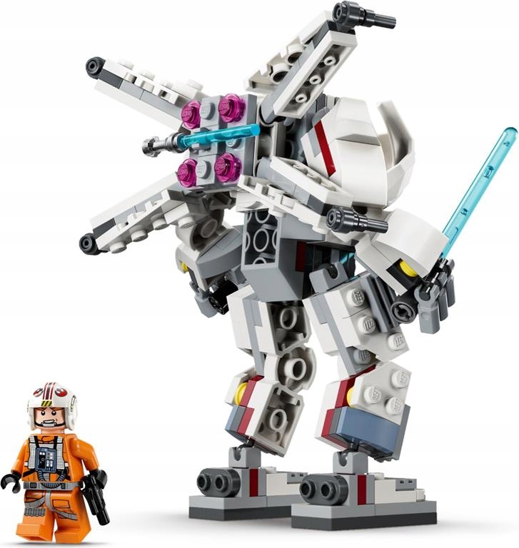 KLOCKI LEGO STAR WARS 75390 MECH X-WING LUKE'A SKYWALKERA NA PREZENT +TORBA Marka LEGO