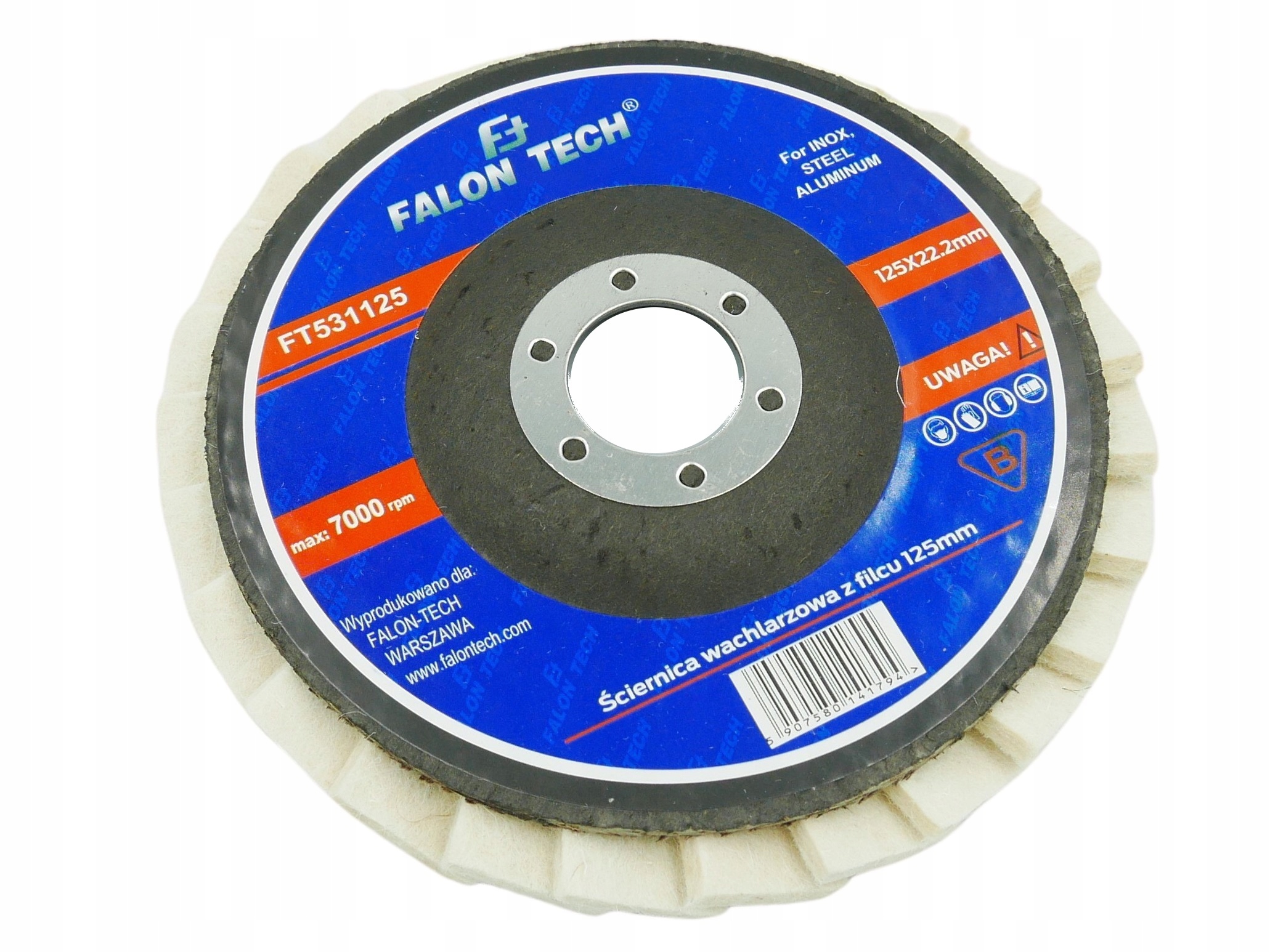 TARCZA 125 LISTKOWA FILCOWA LAMELKA POLERSKA FILC Kod producenta FT531125