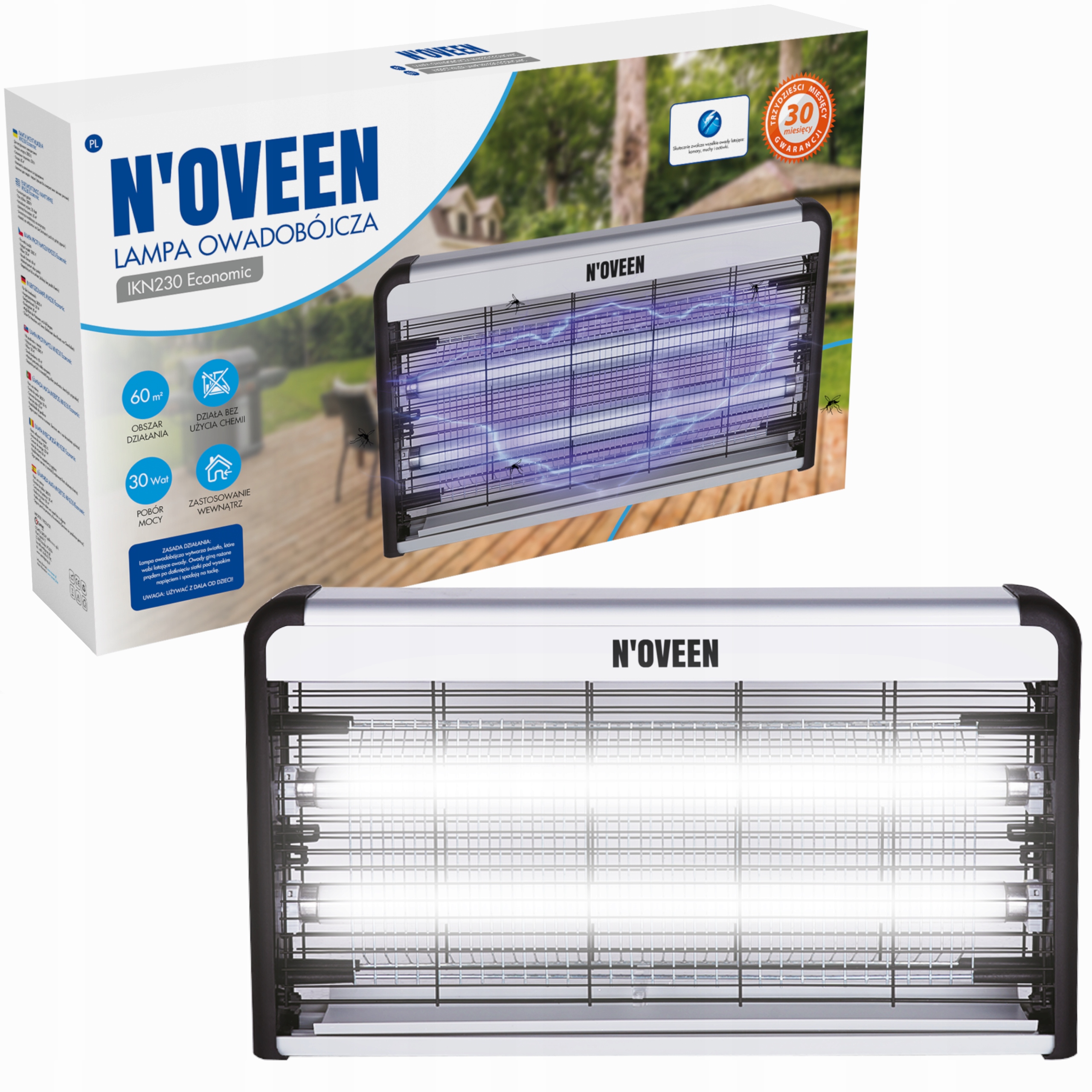 

Noveen Pułapka Na Owady IKN230 Economic Uv Komary