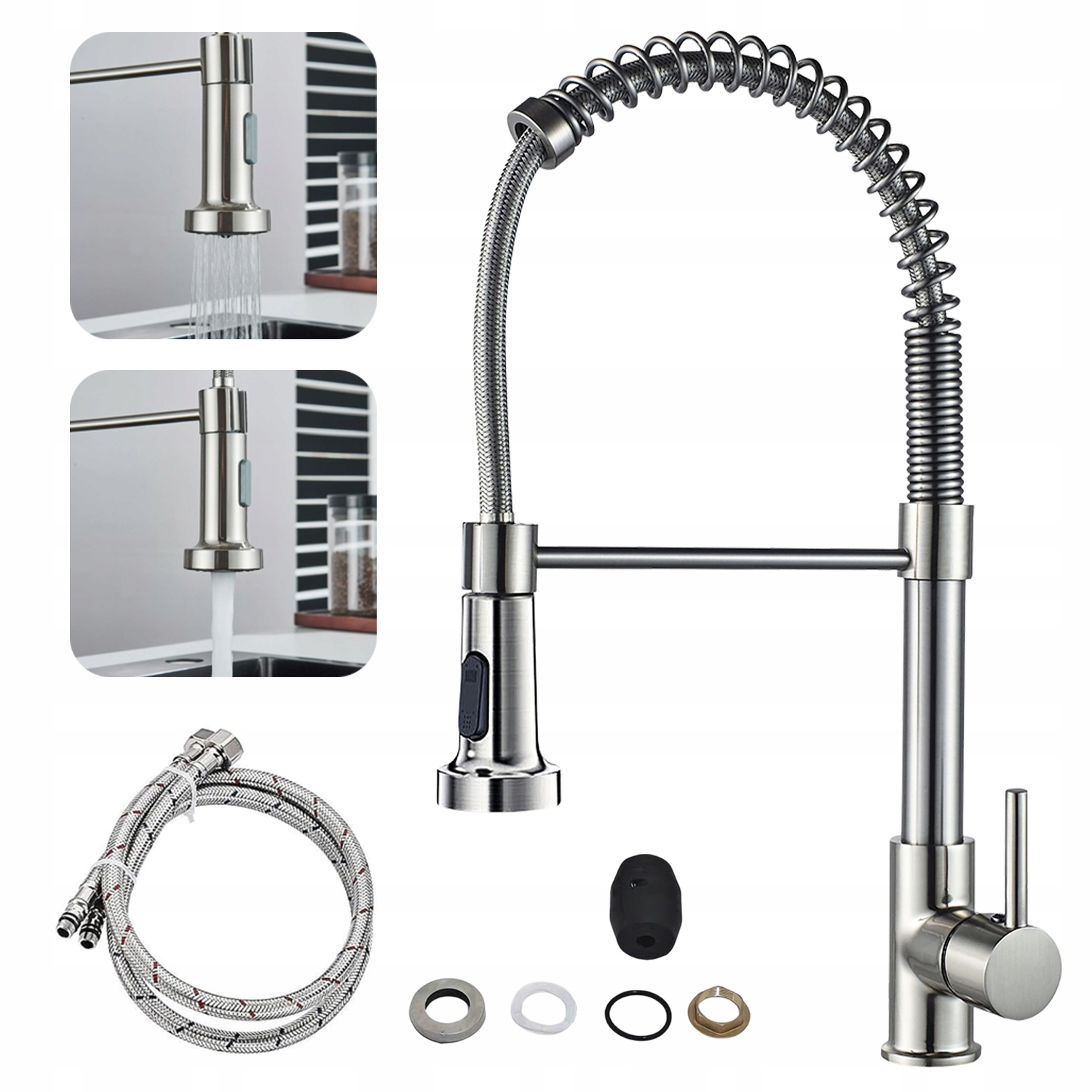 Kuchyňská Baterie, Kuchyňské Baterie Typu Spring, Páková Baterie, Otočná