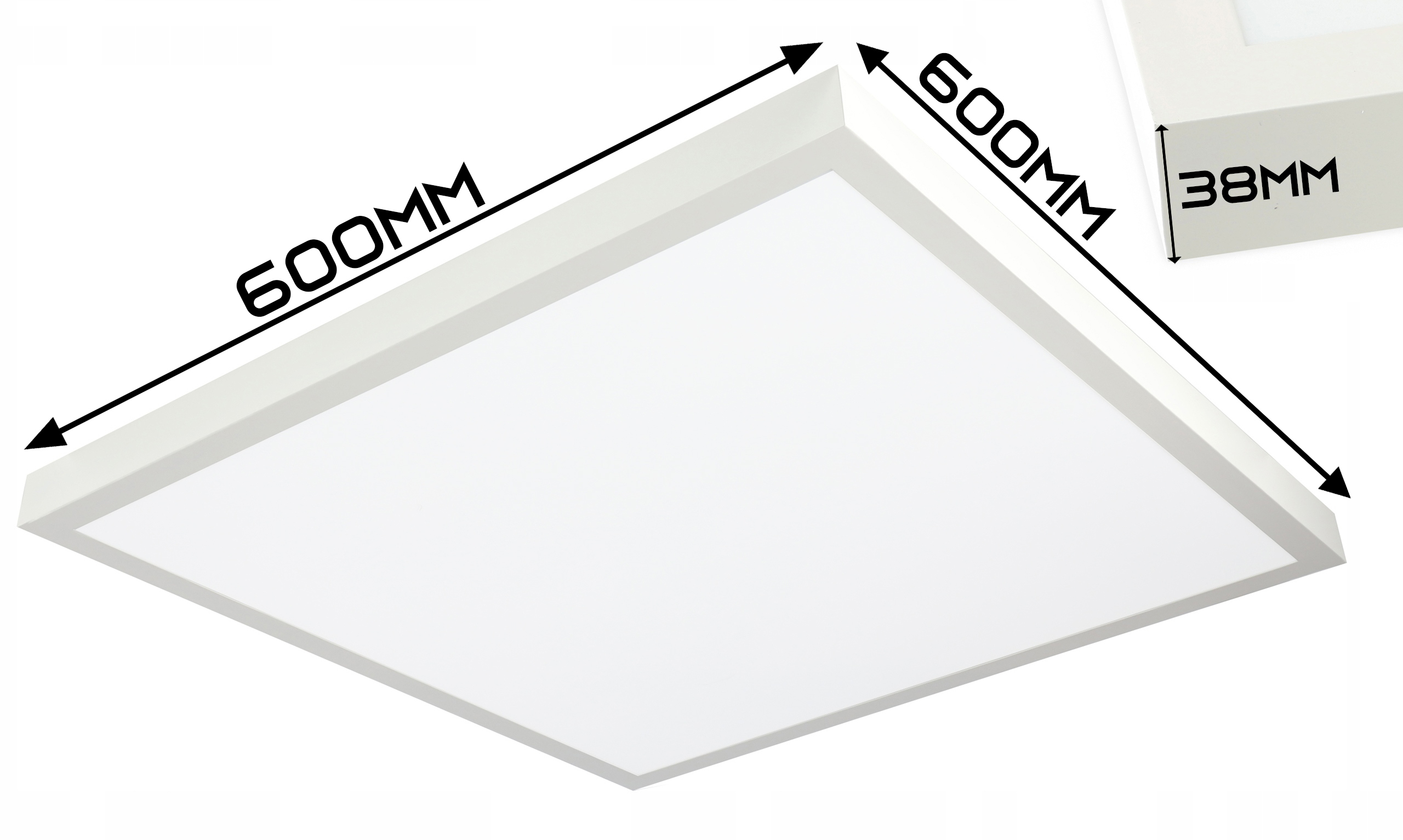 Panel LED NATYNKOWY 60W Kwadratowy 60x60cm Plafon Marka Smartled