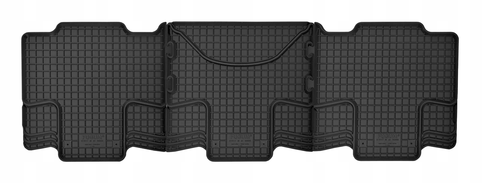 Dywaniki i mata do Volkswagen T7 Multivan 8 miejsc L2 od 2022- Numer katalogowy producenta 905632905649905656437362