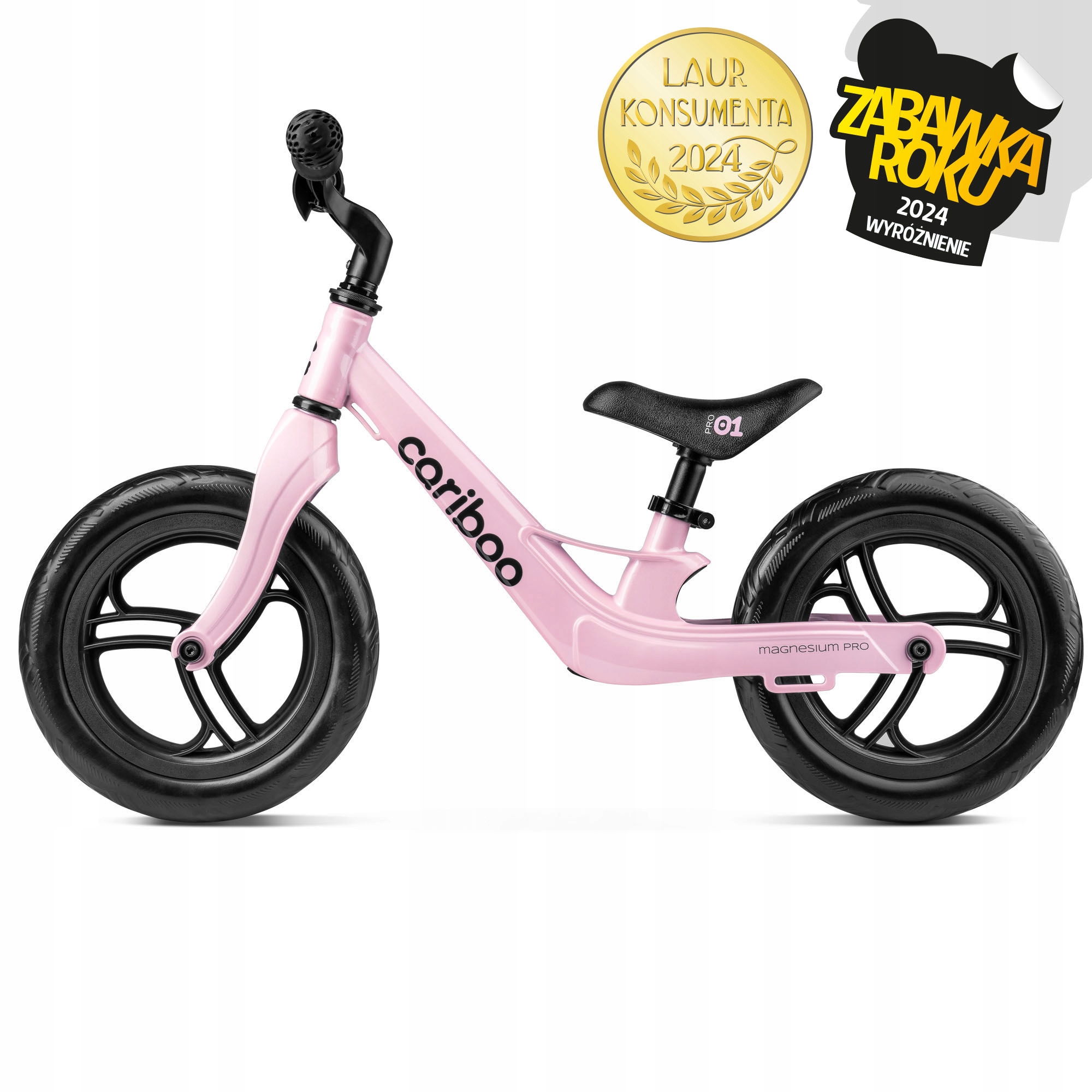 Rowerek biegowy CARIBOO Magnesium Pro Hamulec Brak