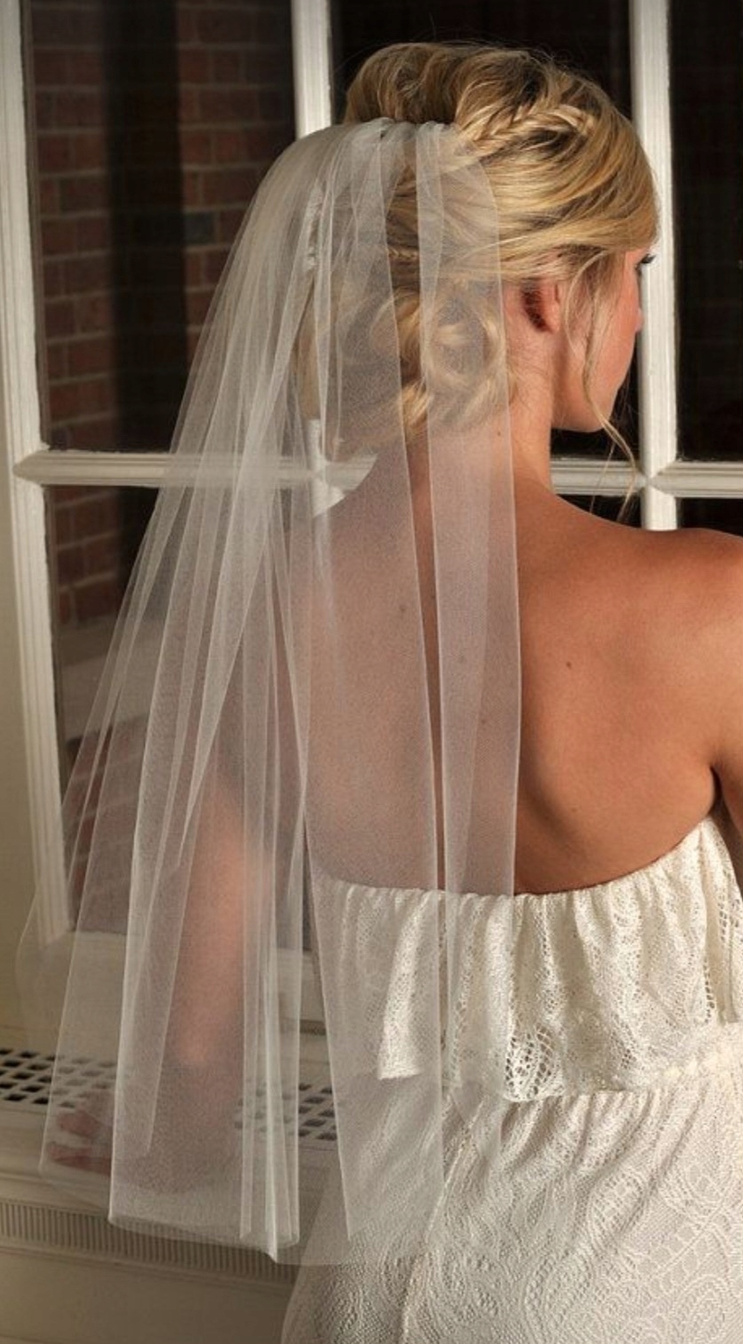 Welon śmietanka, biały 1warstwowy krótki 80 cm