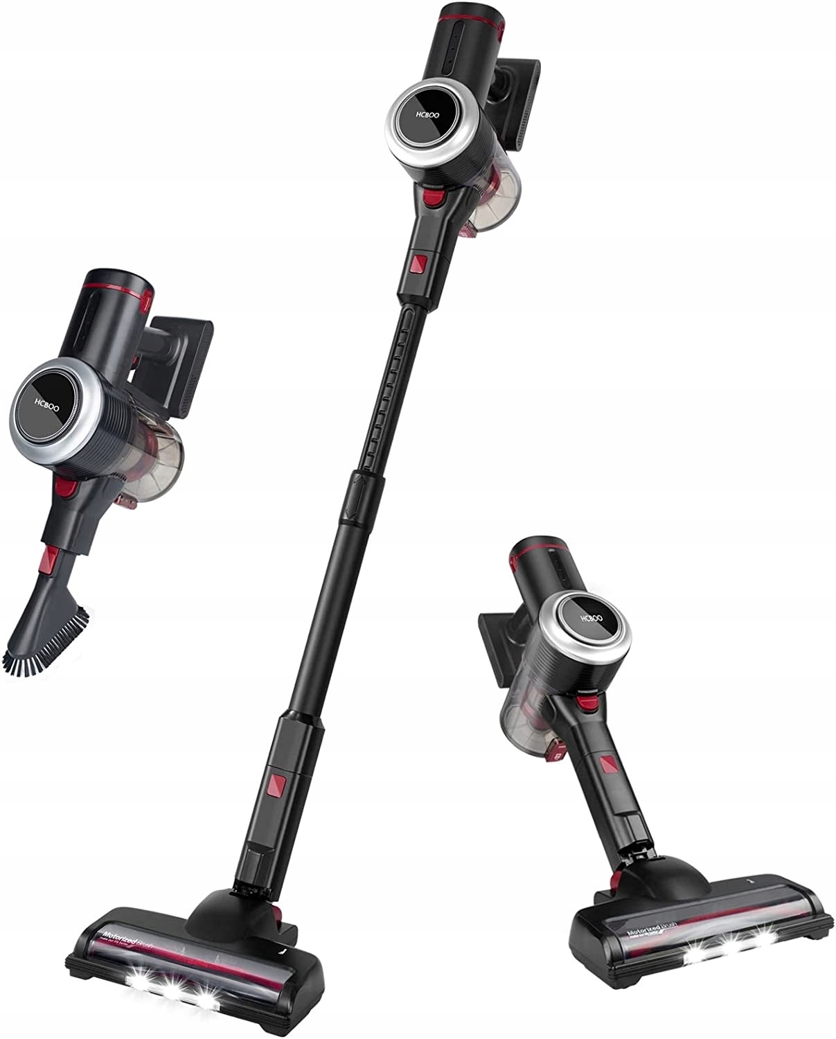 ODKURZACZ PIONOWY BEZPRZEWODOWY 2W1 TURBOSZCZOTKA