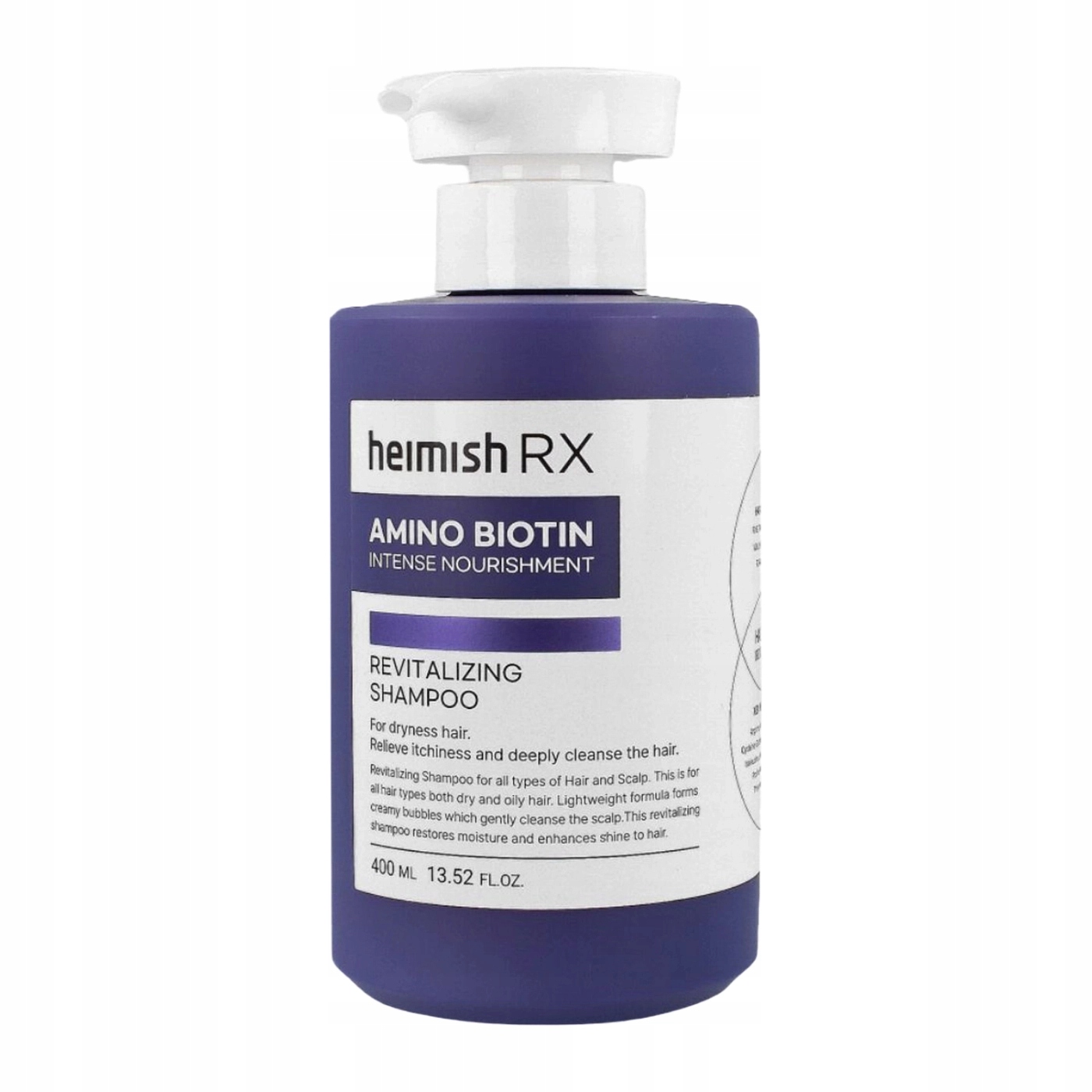 Heimish Rx Amino Biotin Revitalizující Šampon 400 ml