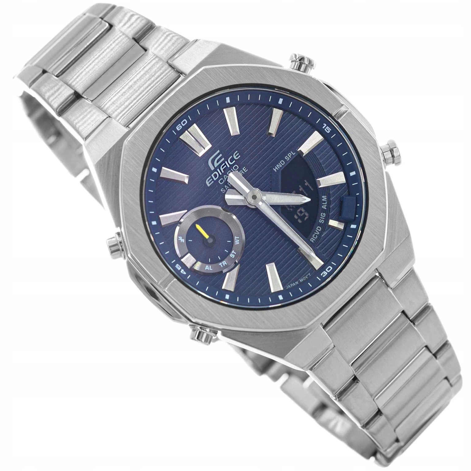 Pánské hodinky Casio ECB-S10D-2AEF Edifice s Bluetooth, na ocelovém náramku, vodotěsnost 100M