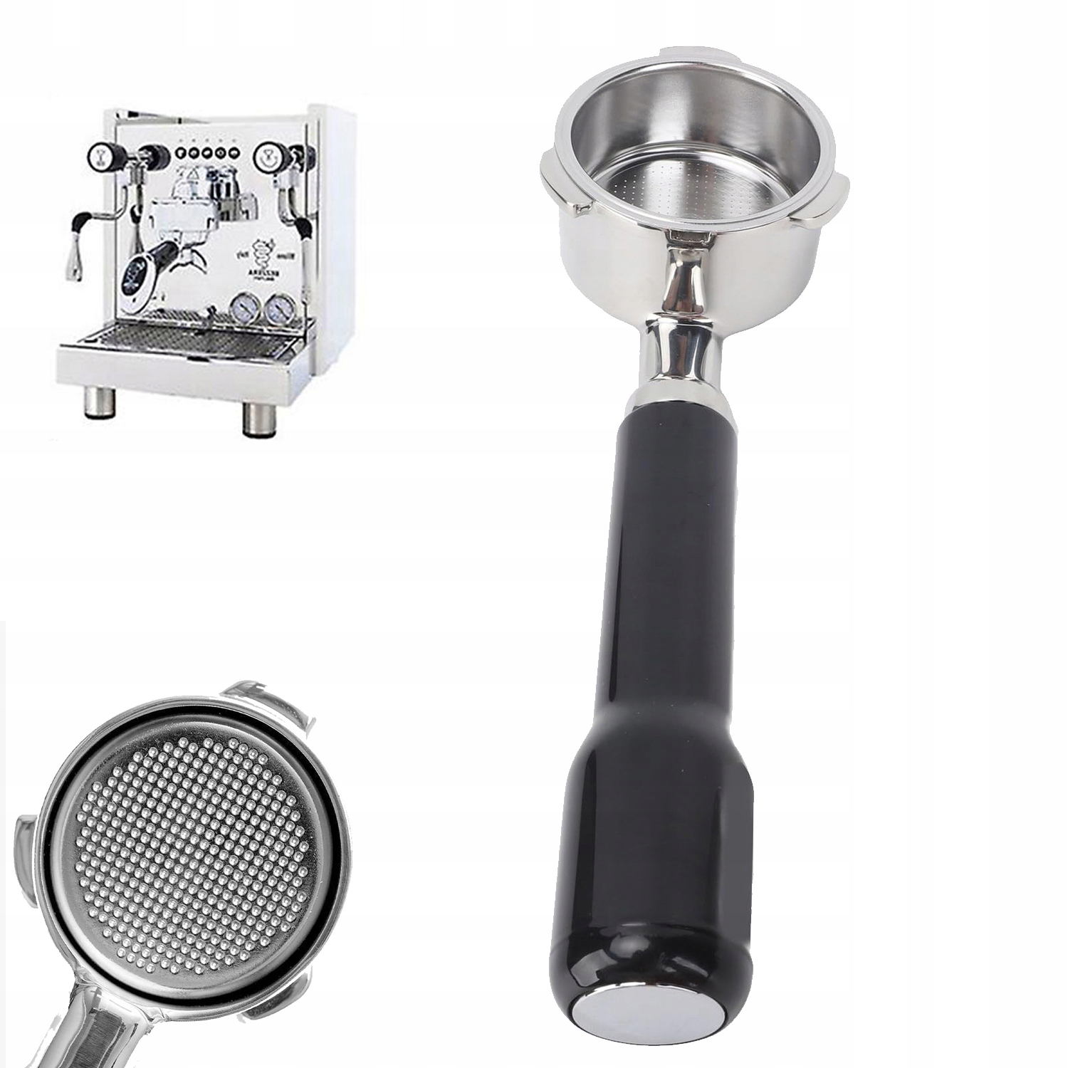 Levně Bezedná Baňka Pro Kávovar, Držák Abs 54 MM Pro Barista Touch