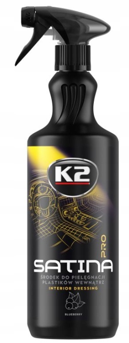K2 Satina Pro dressing do plastików blueberry 1 l