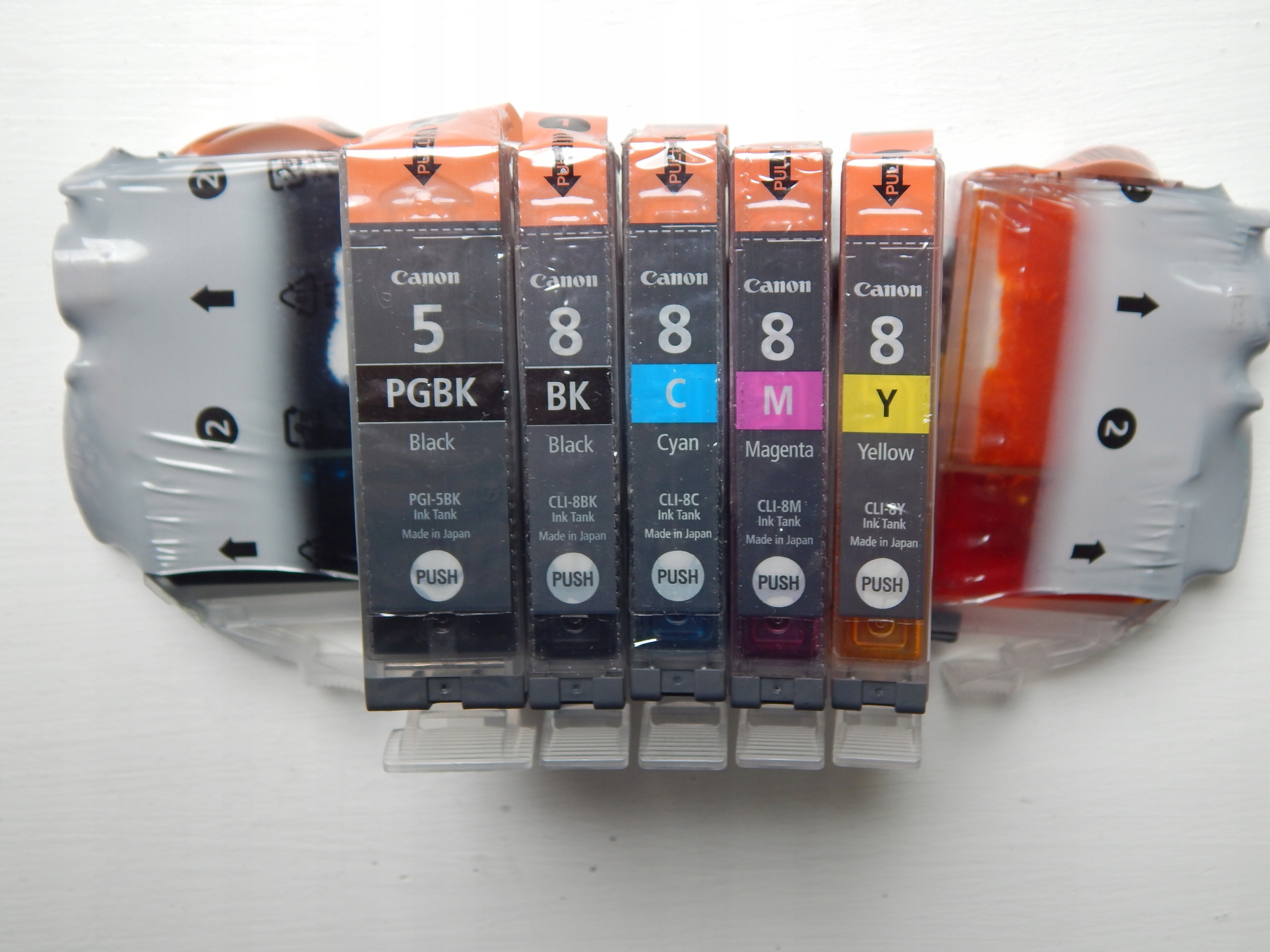 4 x atrament Canon CLI-8 Cmyk Originál