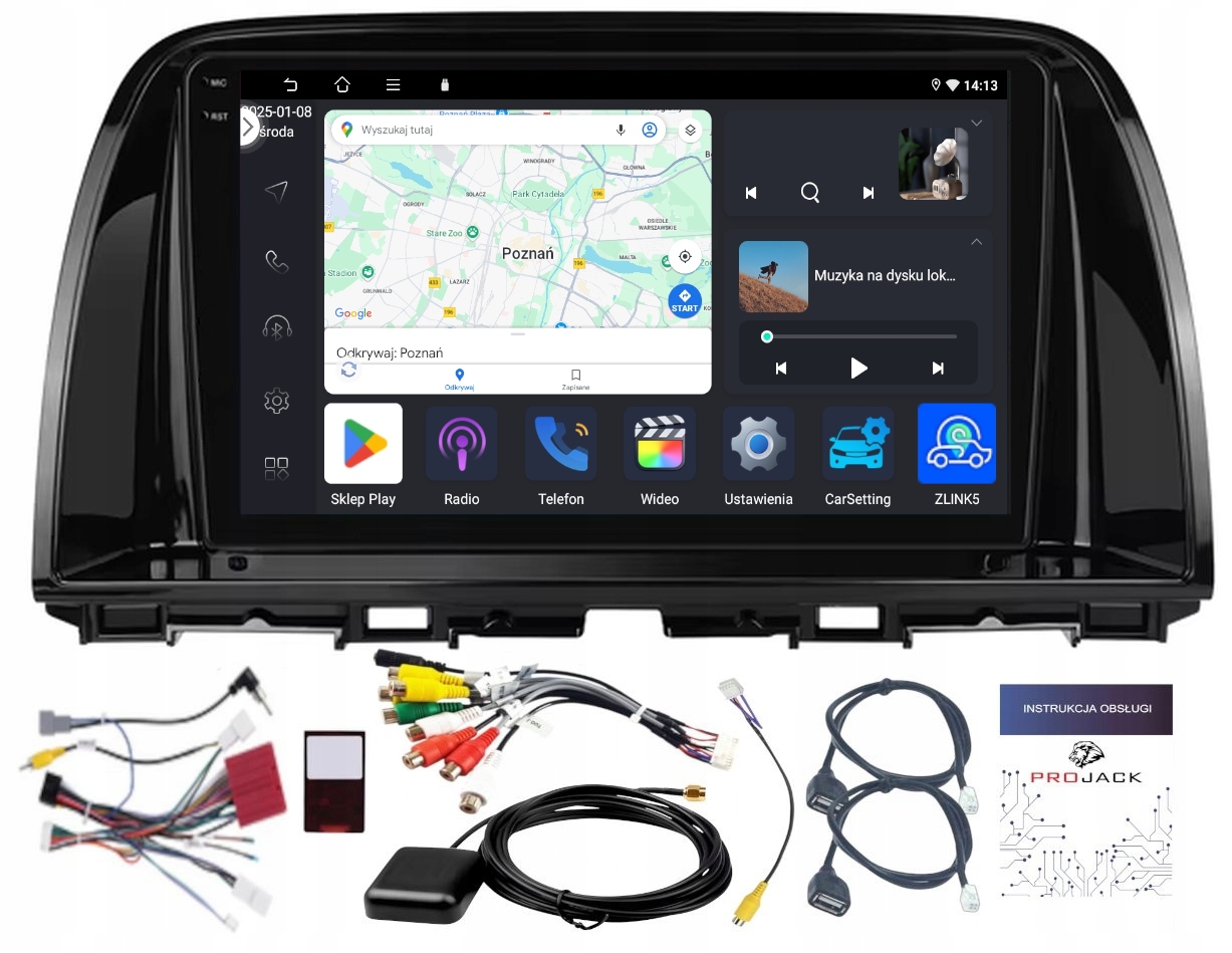 Autorádio Navigace Carplay Mazda CX-5 2012-2017 Android 4GB 64GB
