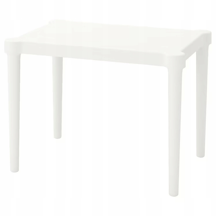 Ikea Utter Stolik dziecięcy, do wewnątrz/na zewnątrz/biały 58x42x43 CM