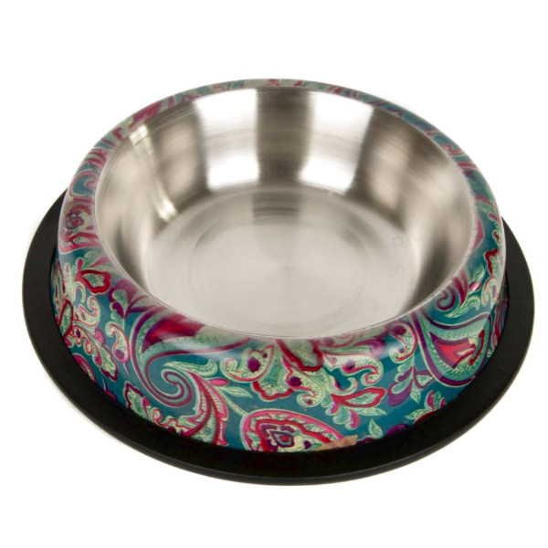 

Miska antypoślizgowa Paisley 0,24l 16cm niebieska