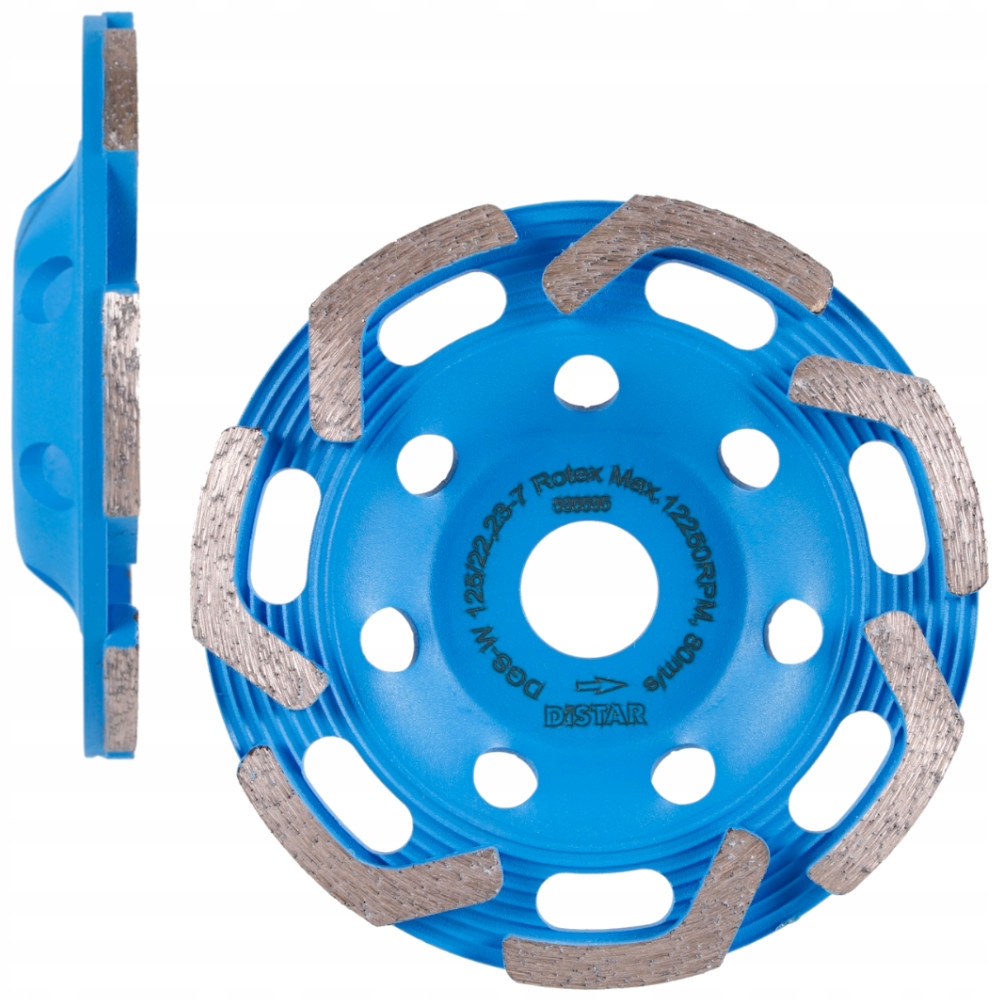 Tarcza garnkowa do betonu cegły 125mm szlifierska Dgs-w Rotex Distar