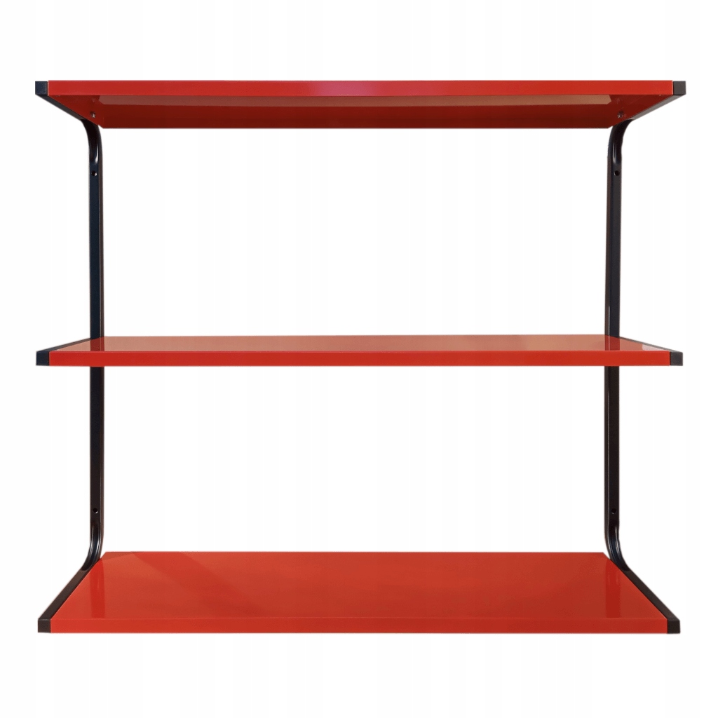 Kovová nástěnná police délka 95 cm PG3CR trojitá dílna loft garáž