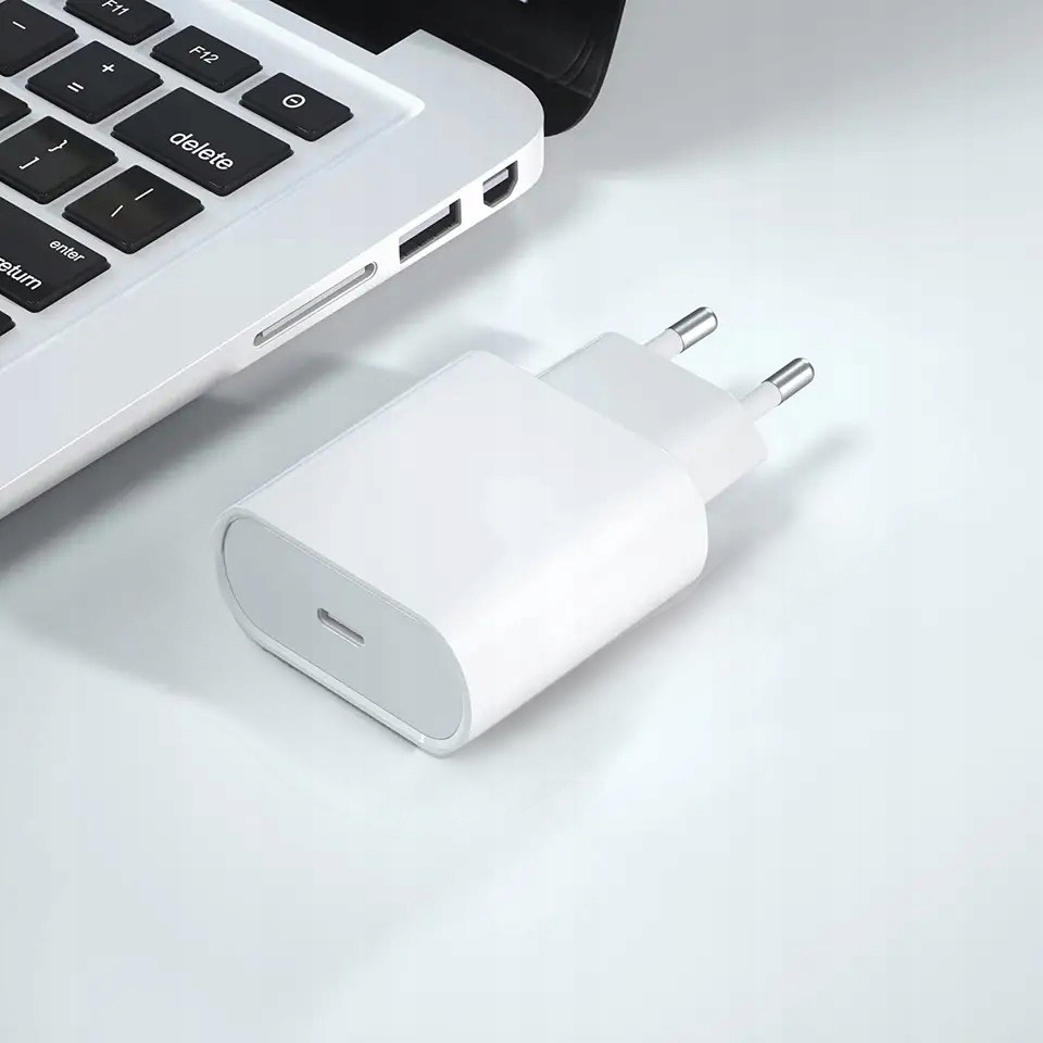 SZYBKA ŁADOWARKA DO IPHONE 20W USB-C + KABEL 1M Przewód w zestawie tak