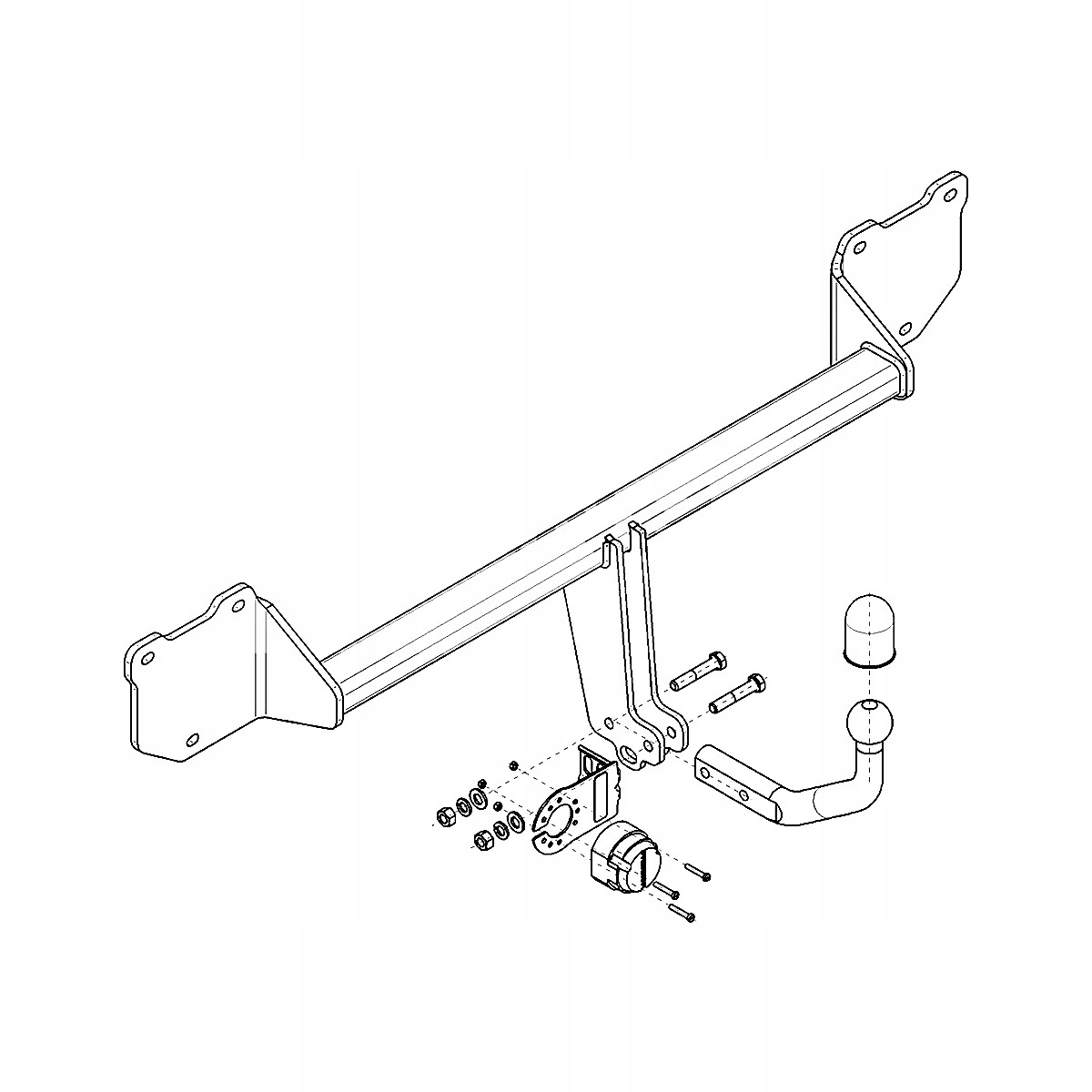 Hak holowniczy MINI Cooper Paceman R61 Crossover 12-16 MODUŁ WIĄZKA 13 PIN Producent Steinhof