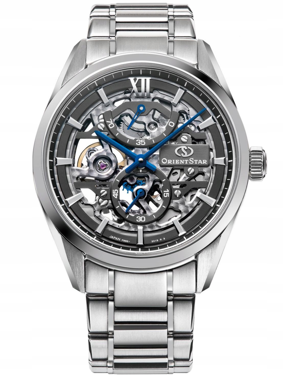 Nowy Zegarek Męski Orient Star RE-AZ0101N00B Skeleton Mechanical
