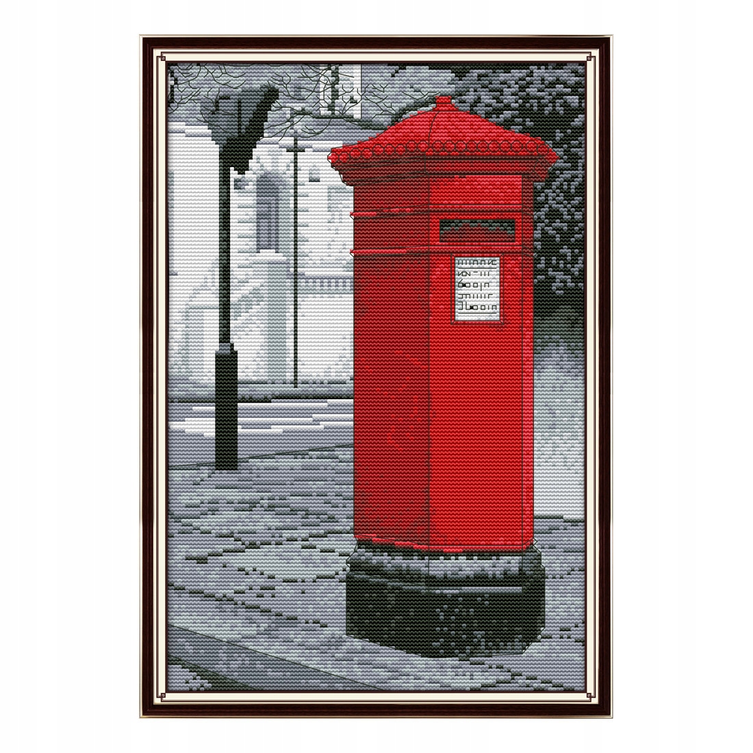 Kanva s potiskem vyšívací sada (kanva,mulina)