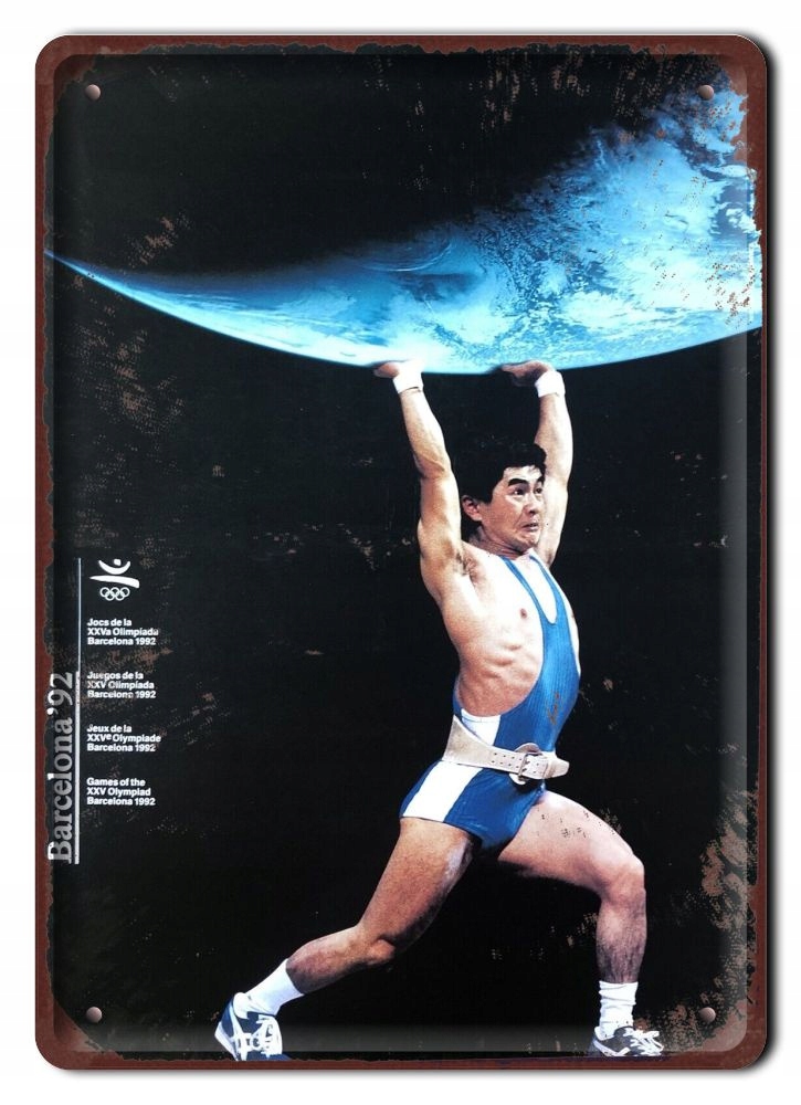 Olimpiada Mundial Plakat Metalowy #16666