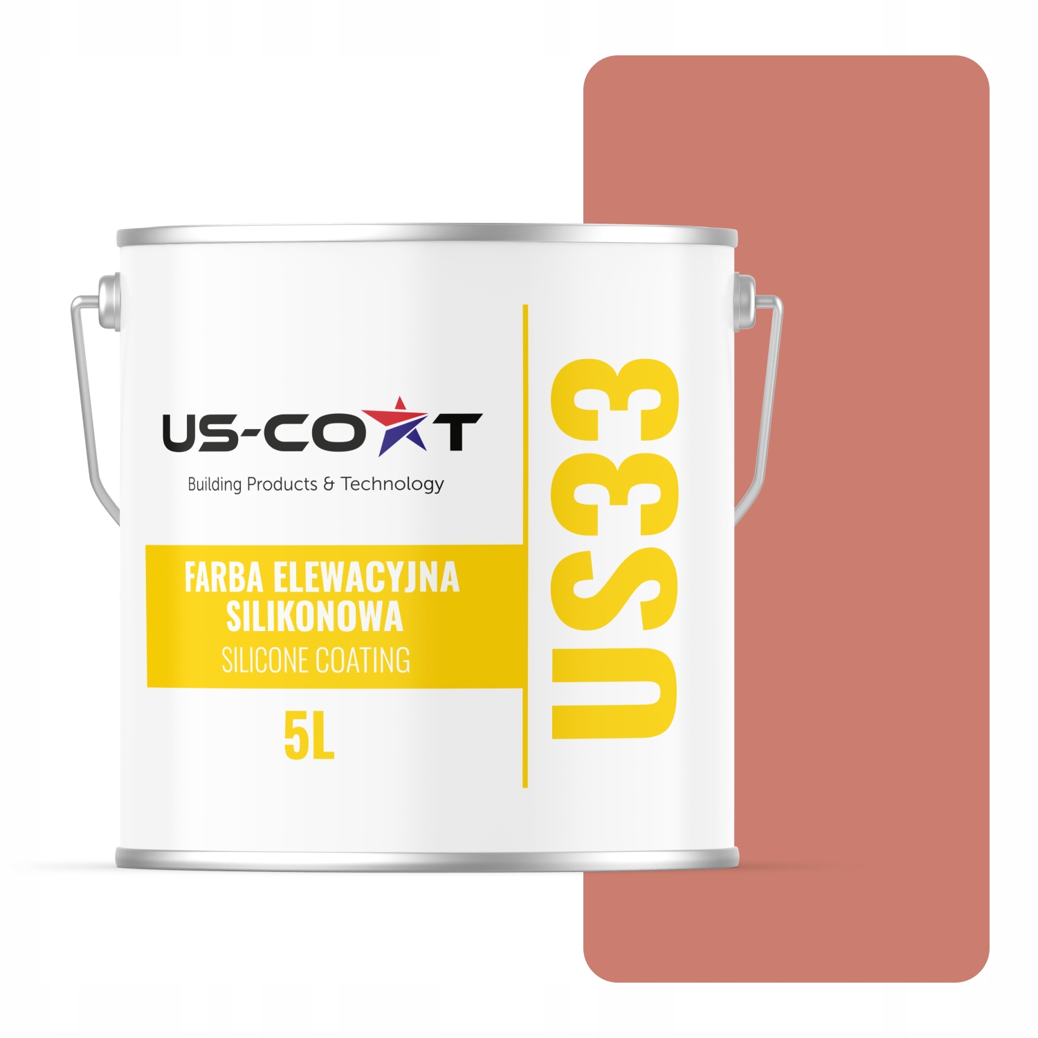 Barva Na Malování 5L Lososová F315 Fasádní Uv