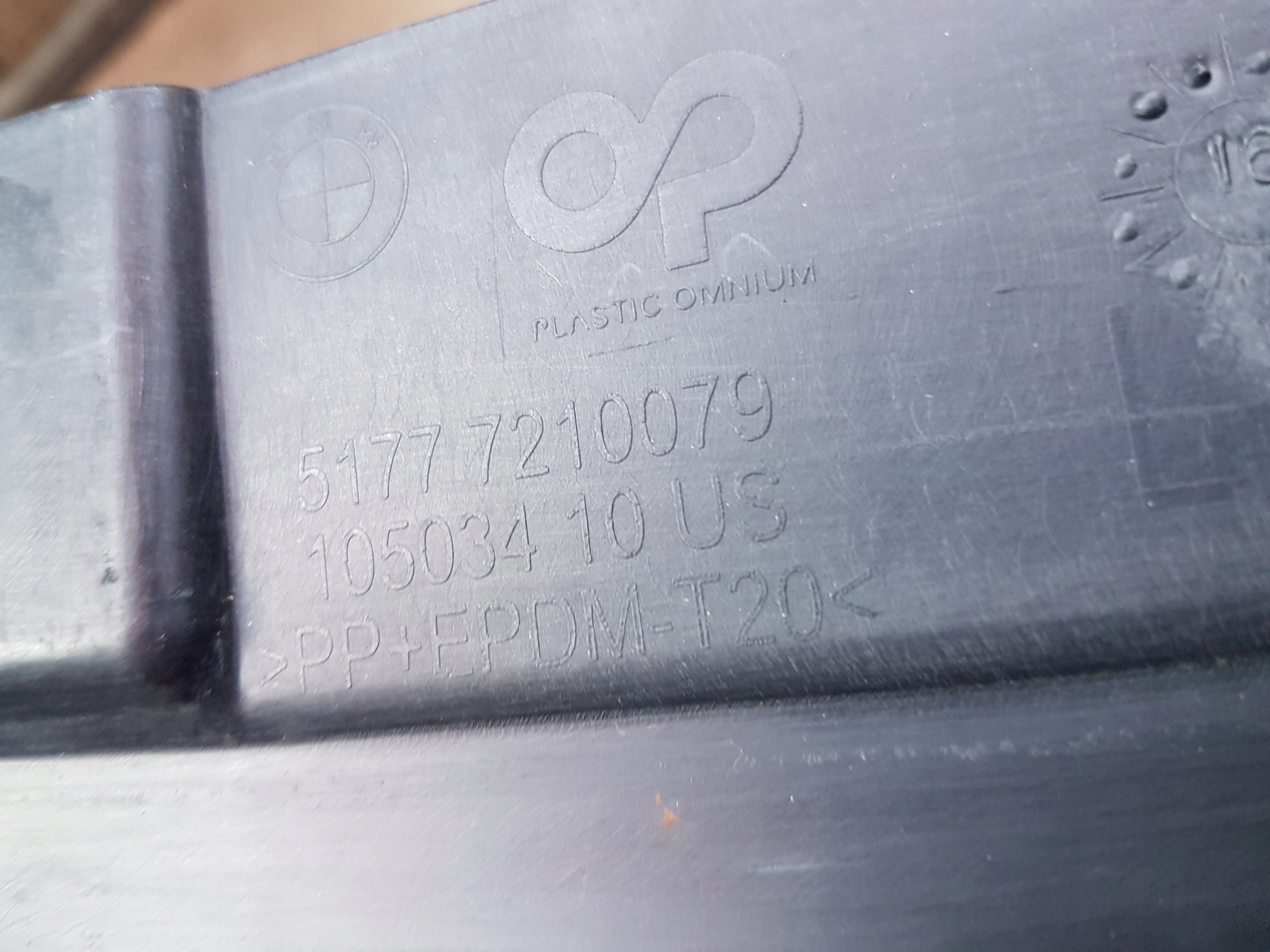 moulding threshold left BMW X3 F25 7210079