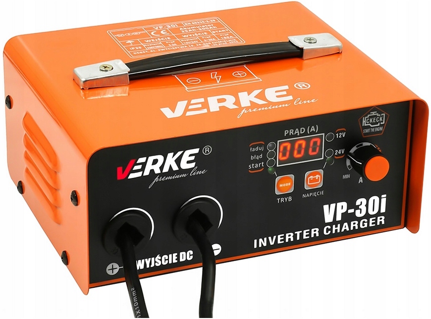 PROSTOWNIK INWERTOROWY Z ROZRUCHEM DO AKUMULATORÓW Model V80014