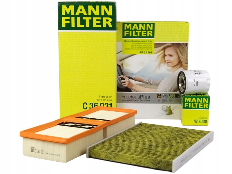 7030-ZS1 - КОМПЛЕКТ ФИЛЬТРОВ MANN ALFA ROMEO STELVIO 2.0