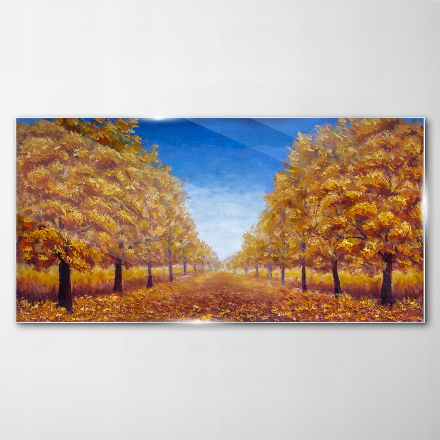 

Obraz szklany na ścianę Drzewa jesień 140x70 cm