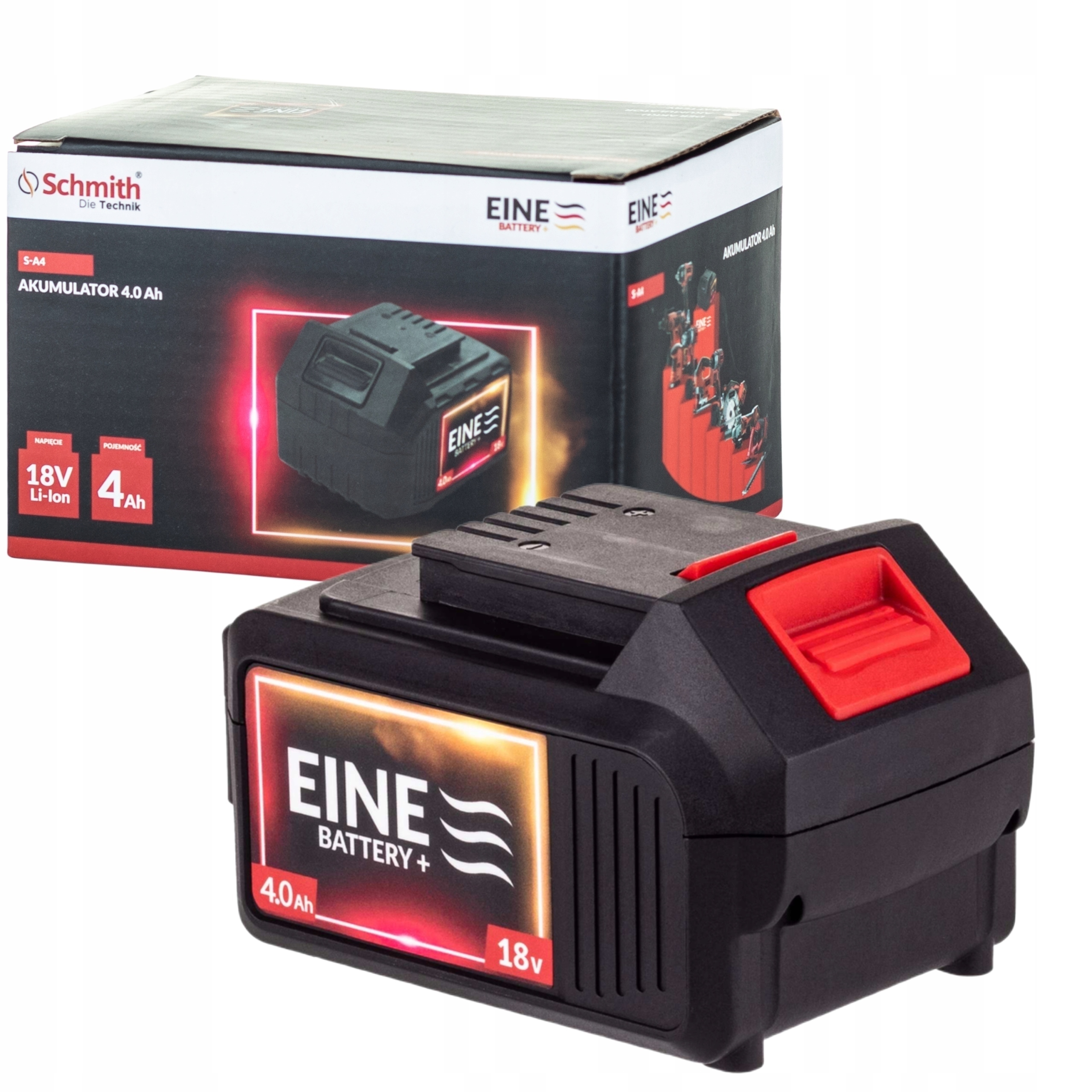 SCHMITH AKUMULATOR BATERIA LI-ION 18V 4,0 AH