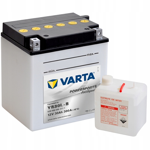 Аккумулятор для мотоцикла Varta YB30L-B 30Ah 300A