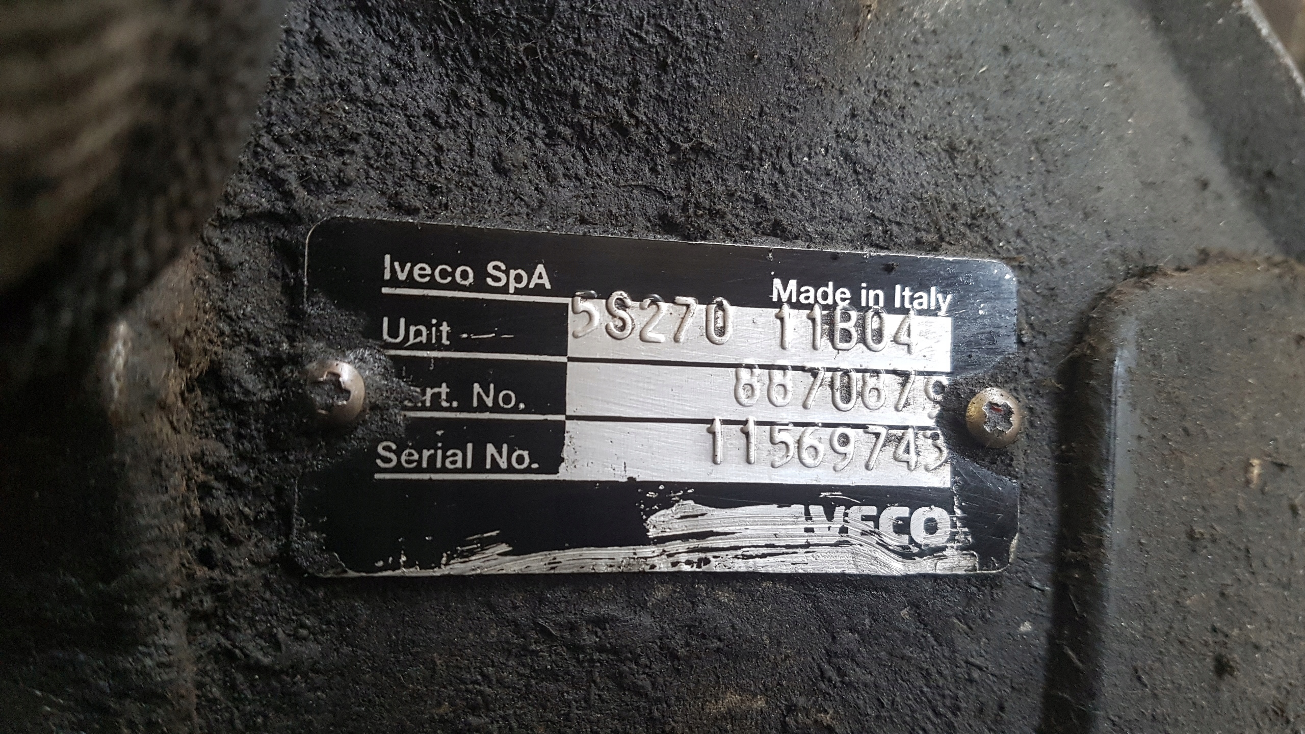 CAMBIO manuale IVECO DAILY 3 5S270 2.3 D