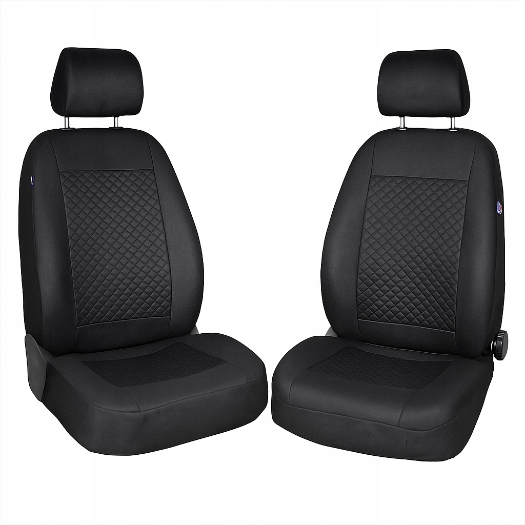 Pokrowce samochodowe czarne w małą kratę Ford C-max OctoTextil