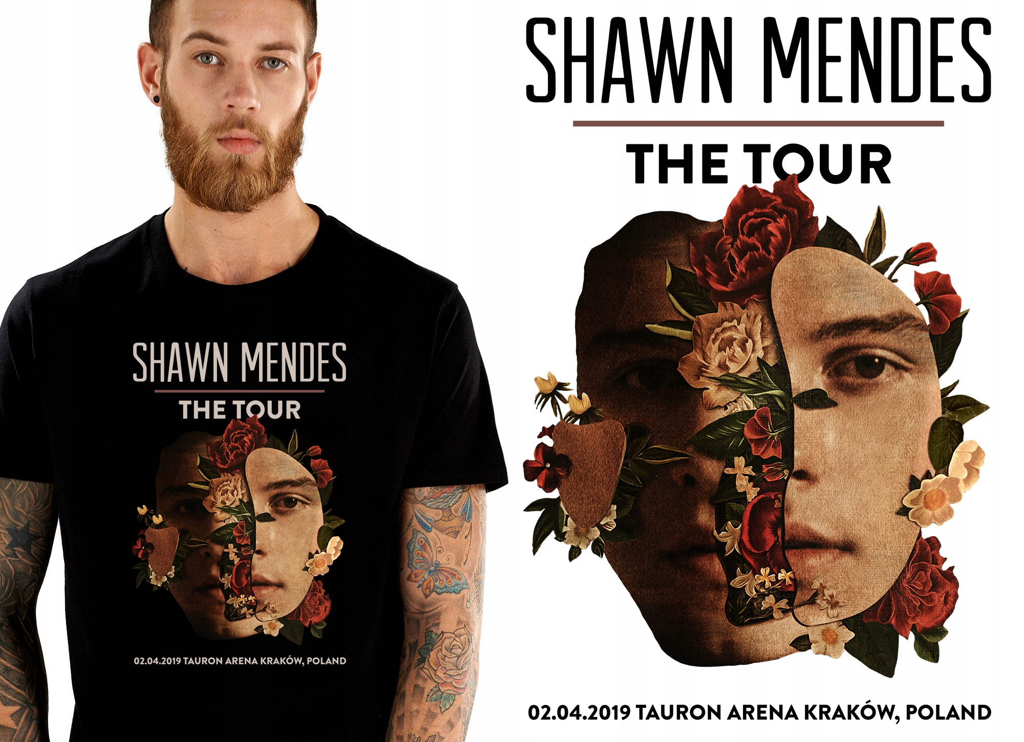 

Shawn Mendes Tour 2019 Kraków Koszulka Męska S
