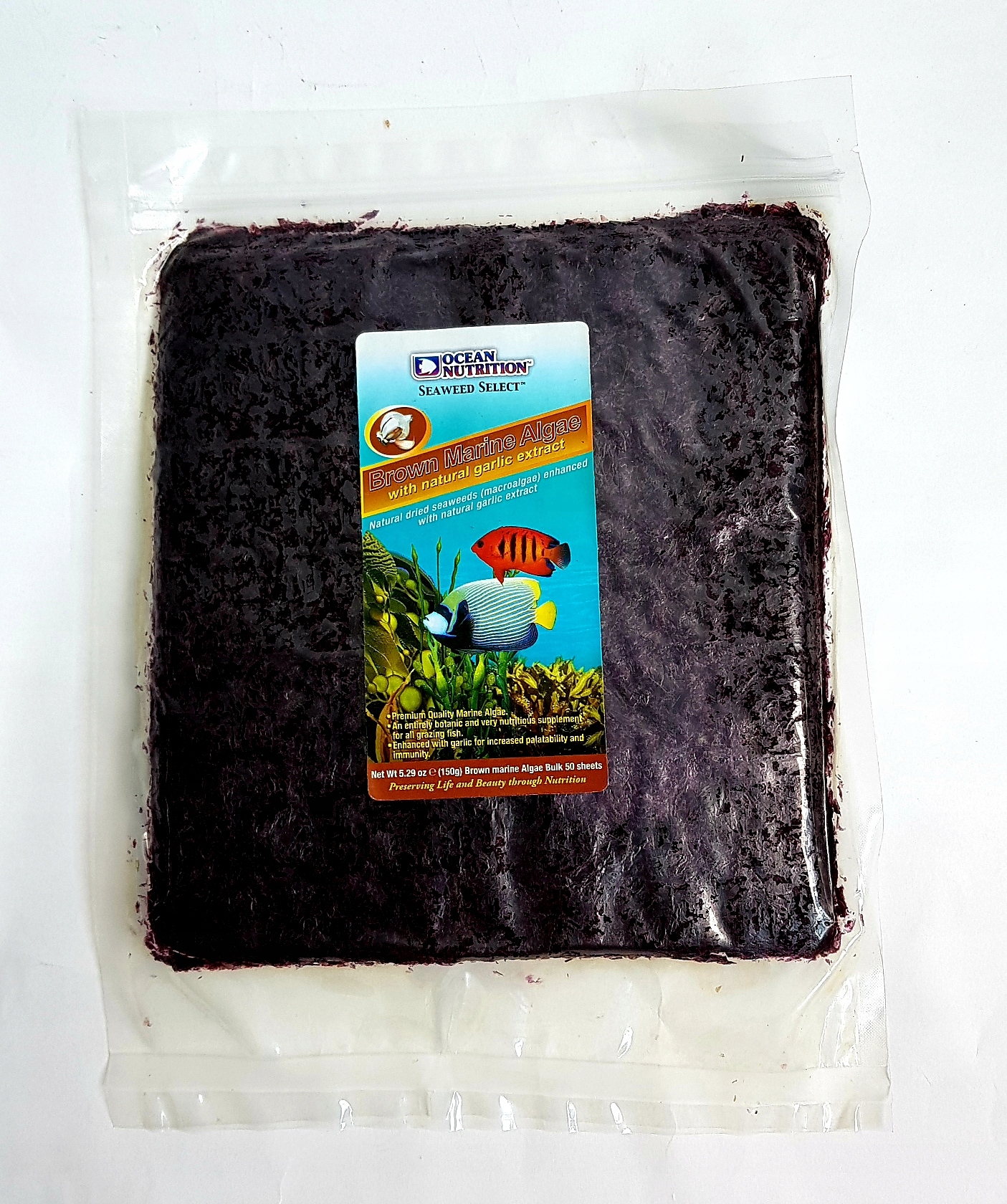 Levně Ocean nutrition Seaweed Brown 50 lístků řasy 150 g