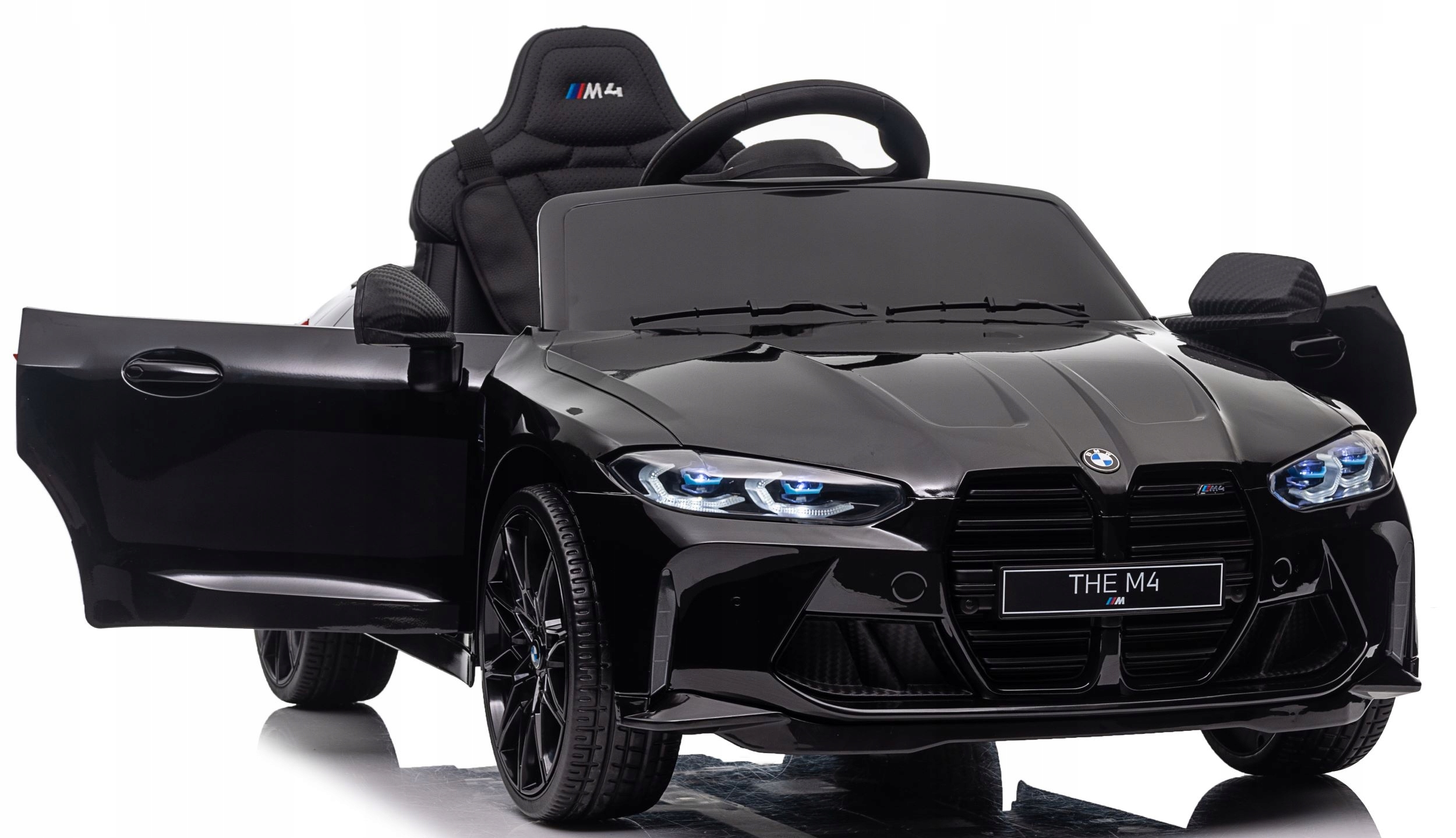 Auto na Akumulator Bmw M4 Skóra, Eva, Pilot Akumulator Aż 14Ah