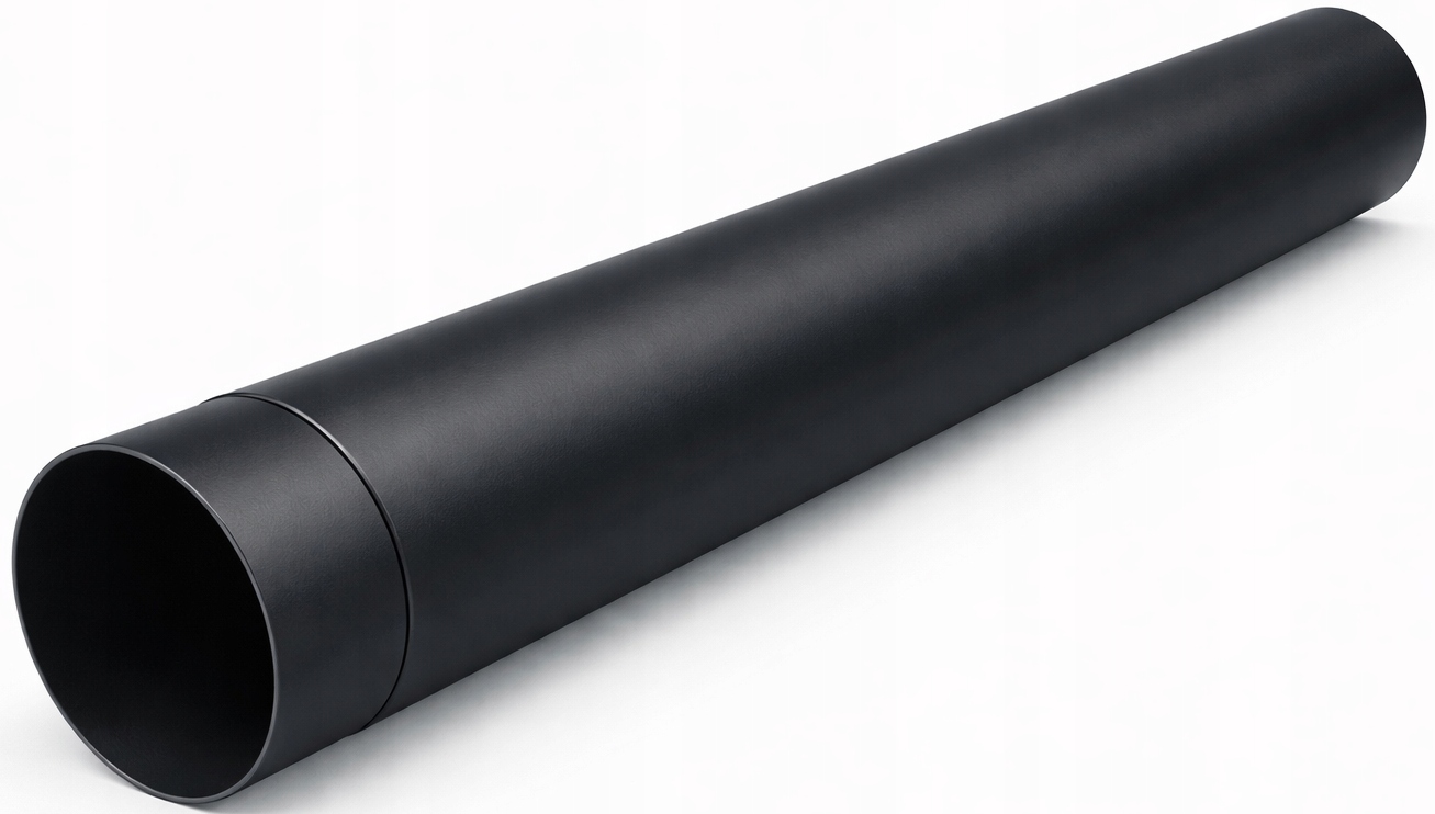 Trubka 1M Fi 120 100 CM Kouřová Benzínová Černá Žáruvzdorná Pro Kozy 2MM