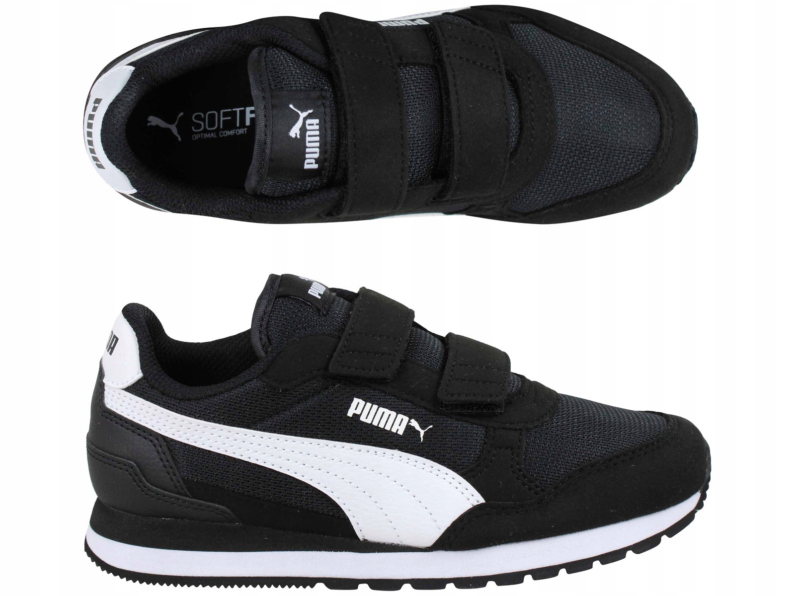 Puma St Runner V4 Mesh V Ps 399877 01 Buty Dziecięce Czarne Na Rzep