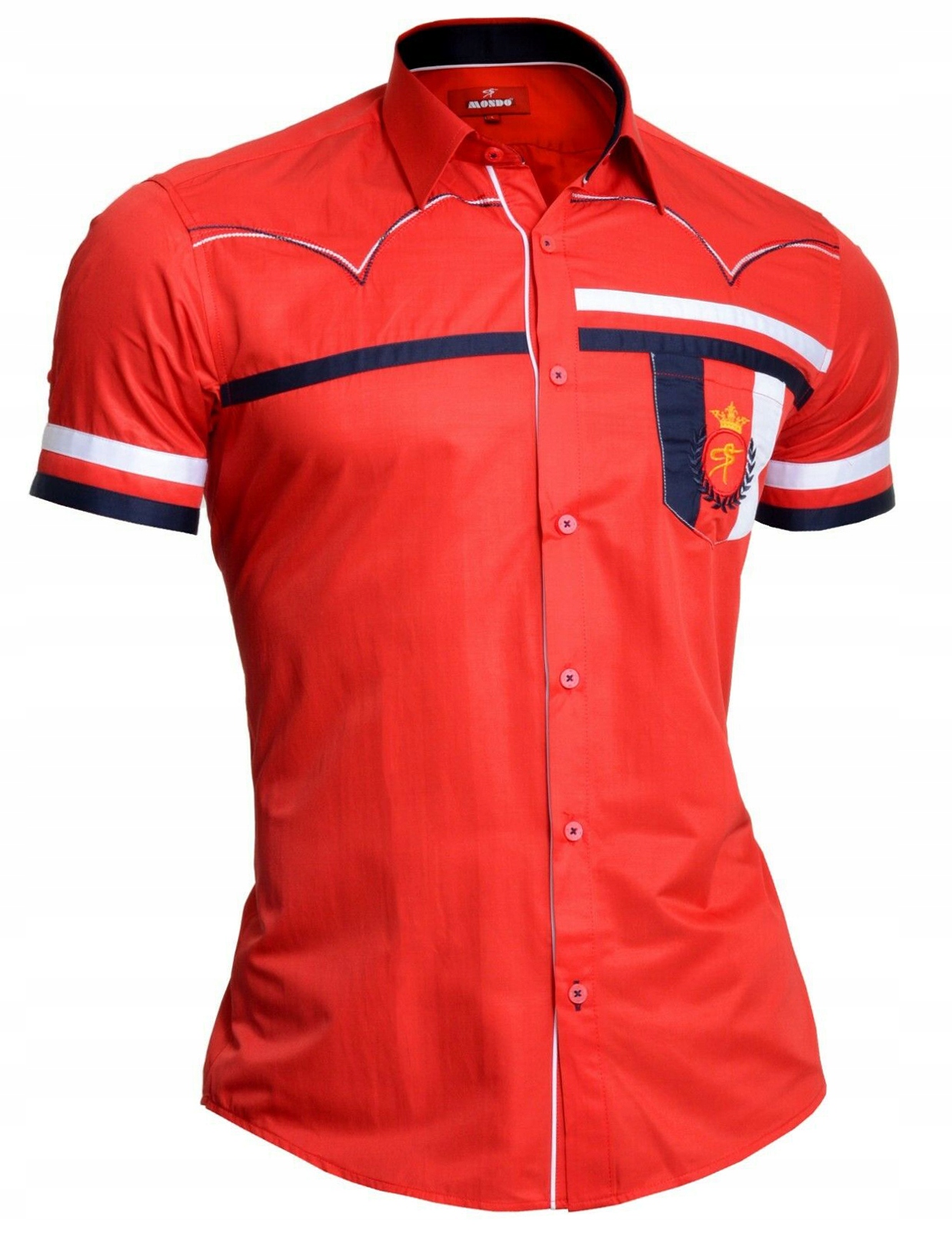 Pánská košile Mondo Yacht Club Výšivka Jaro Léto