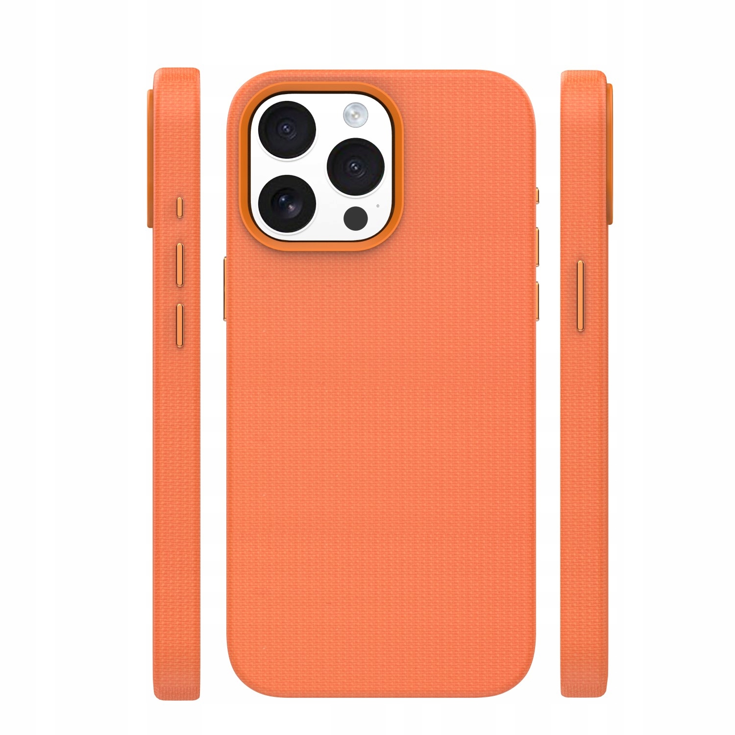 Pouzdro na telefon iPhone 14 Pro s MagSafe a neviditelným magnetem oranžové barvy