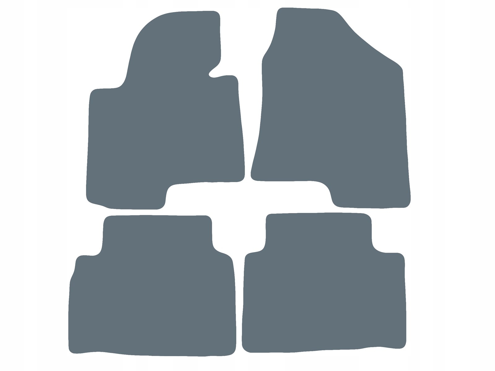 Коврики велюр ГРАФИТ к Hyundai ix35 ix-35 2009-2