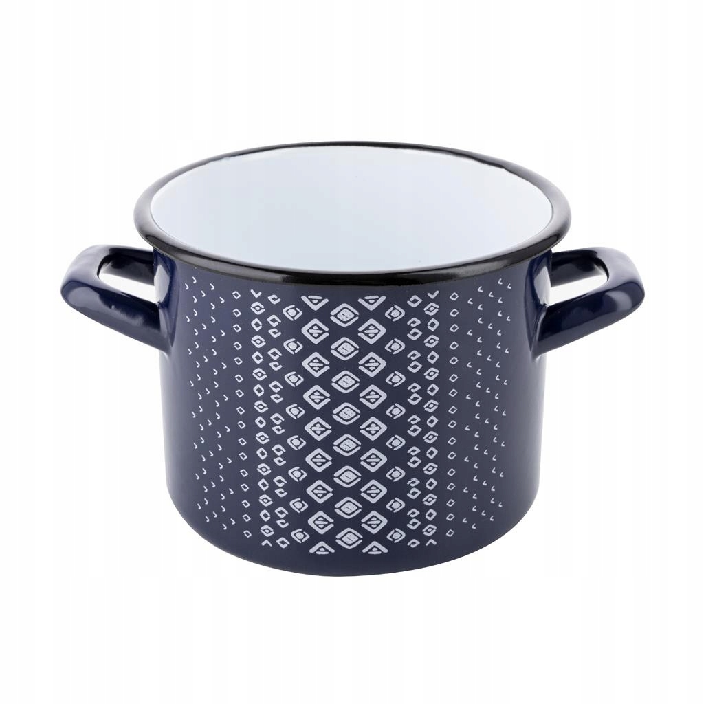 

Garnek Emaliowany Prosty Trelis B/p 22CM 6,25L