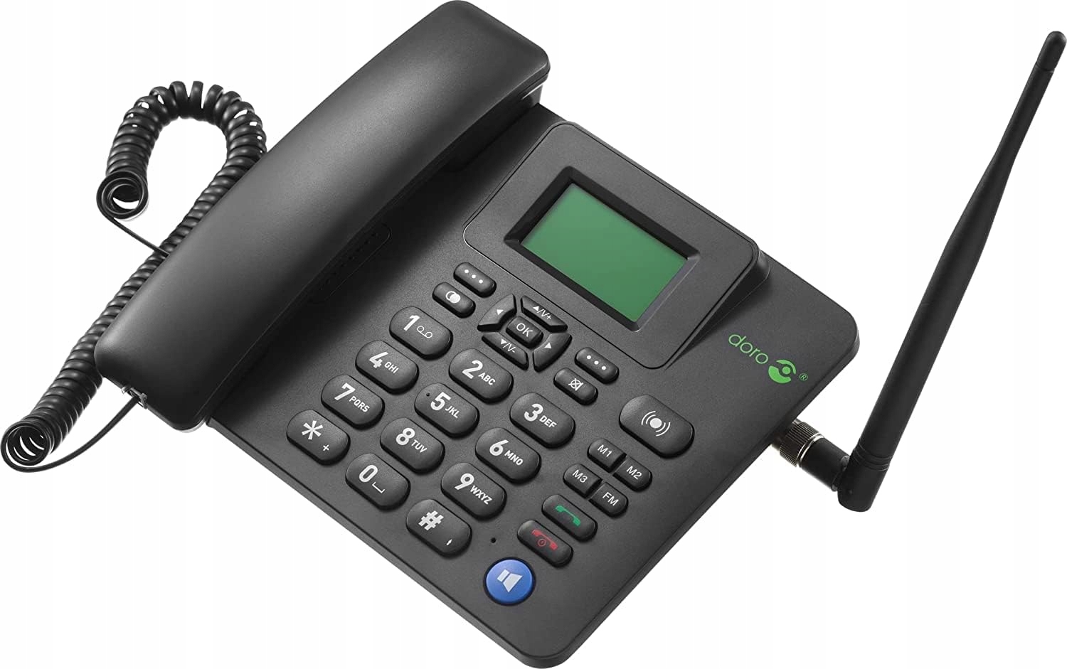 Stacjonarny telefon komórkowy Doro 4100H czarny Język menu angielski