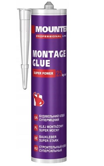

Mocny klej montażowy do listwy parapet nakładka