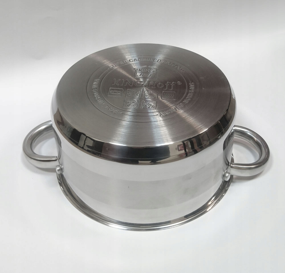 GARNEK 2.0L 18CM KINGHoff KH-4328 Kolor srebrny