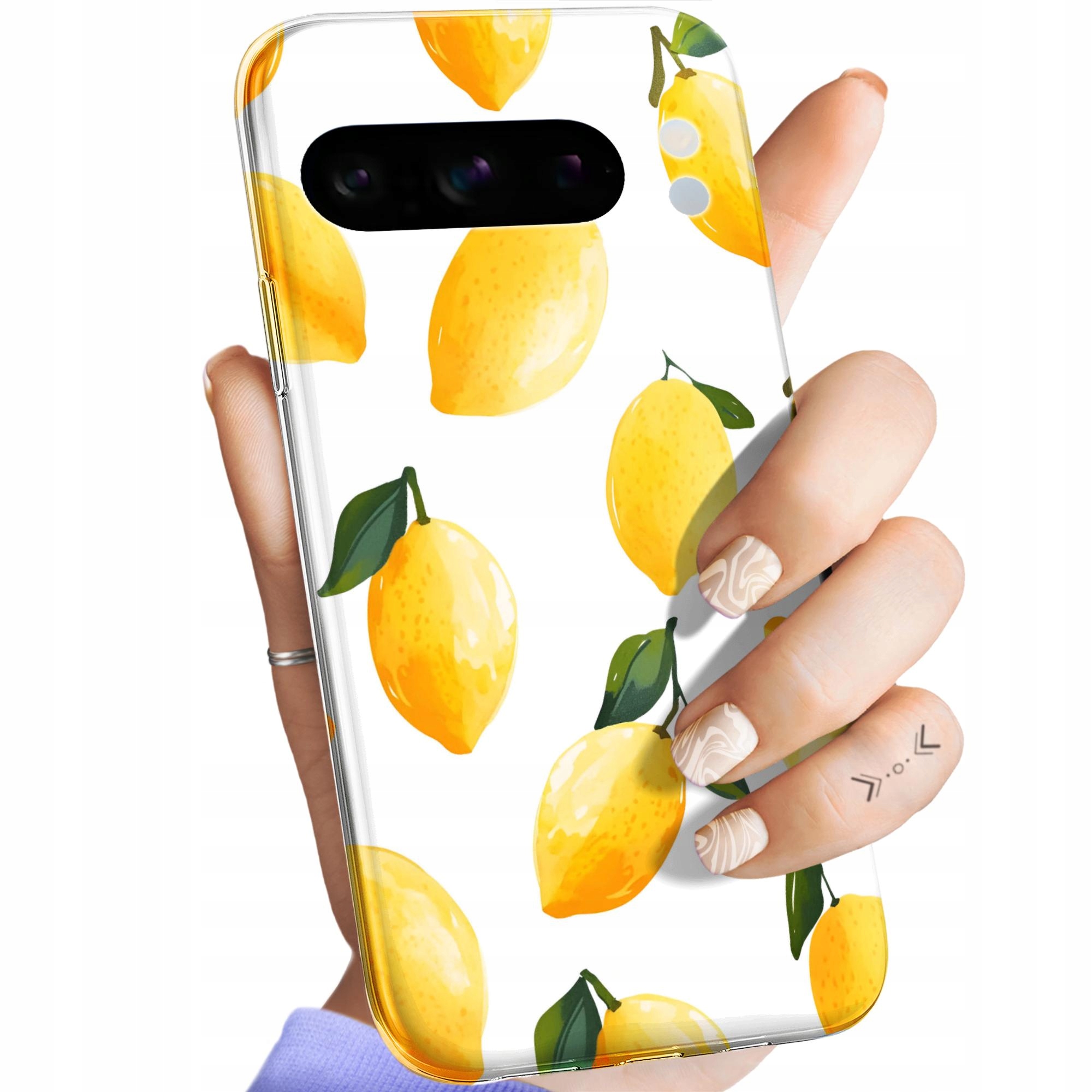 Etui Do Google Pixel 8 Pro Cytryny Cytrynki Smak Lata Cytrusy Lemon