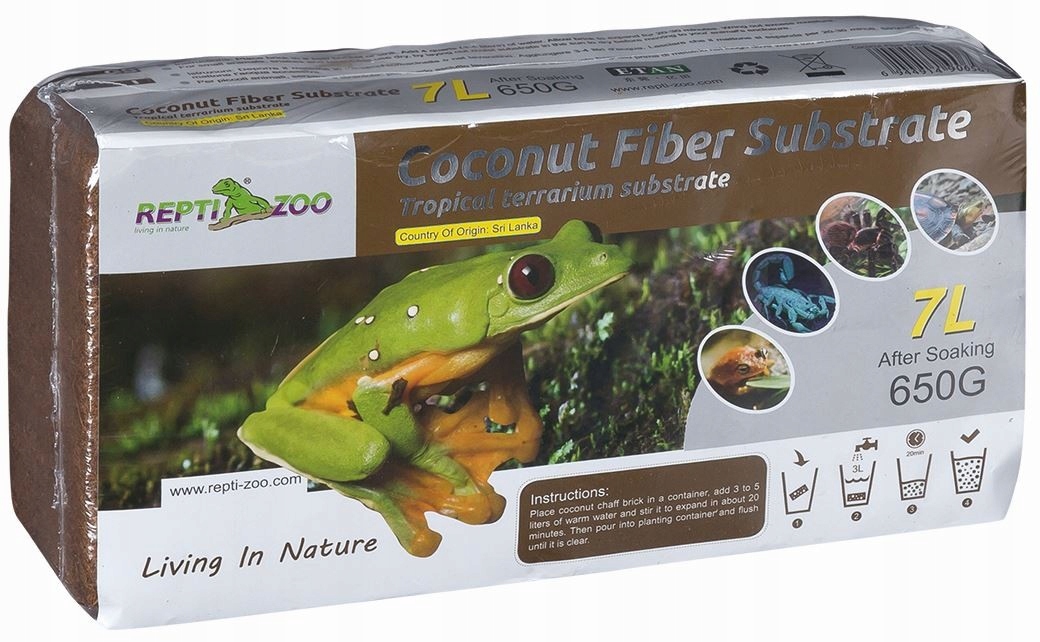 

Repti-zoo Podłoże Z Włókien Kokosa 8L