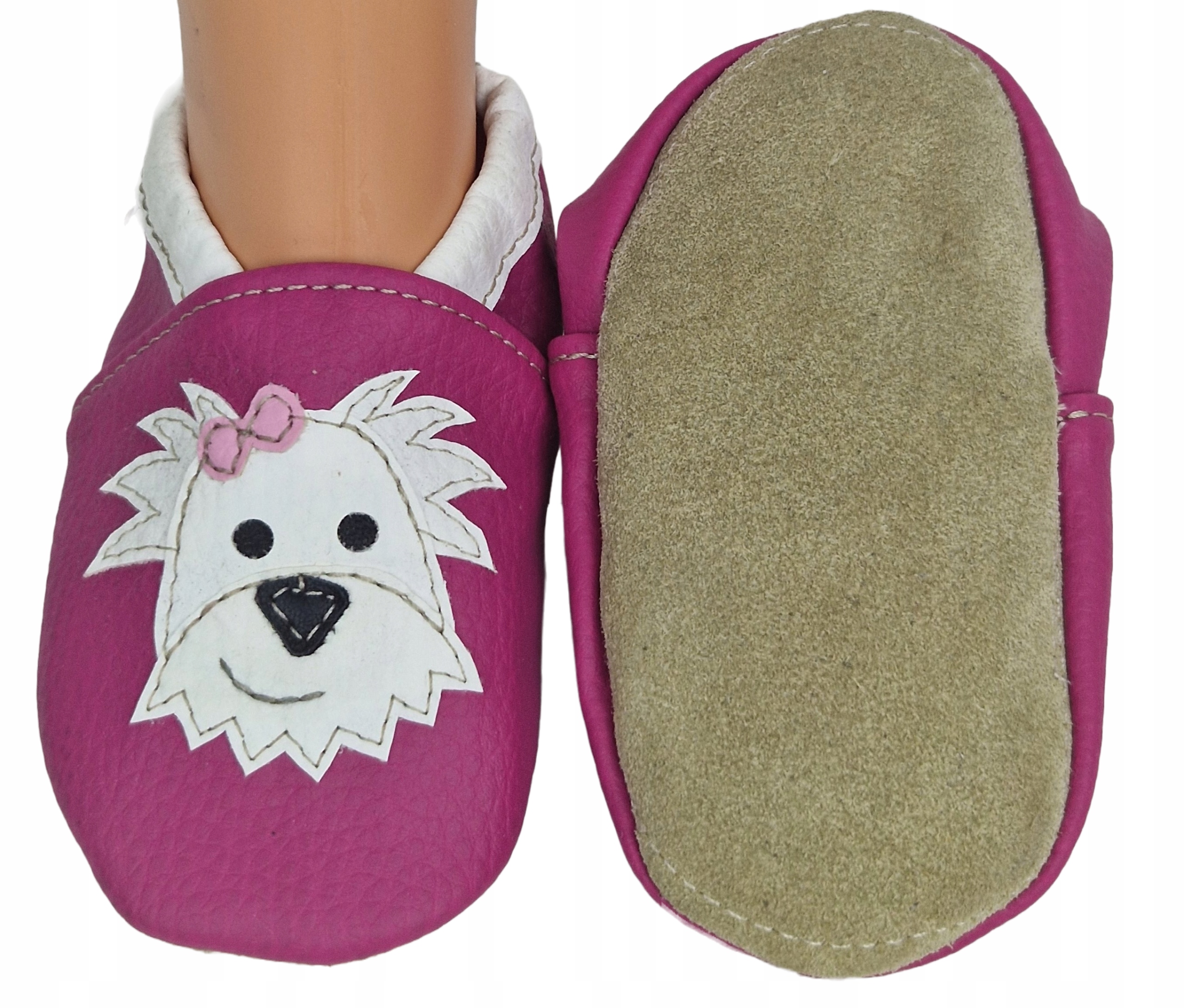 Kapcie Dreptulki paputki ciapki z psem york R.21 Marka Inna marka